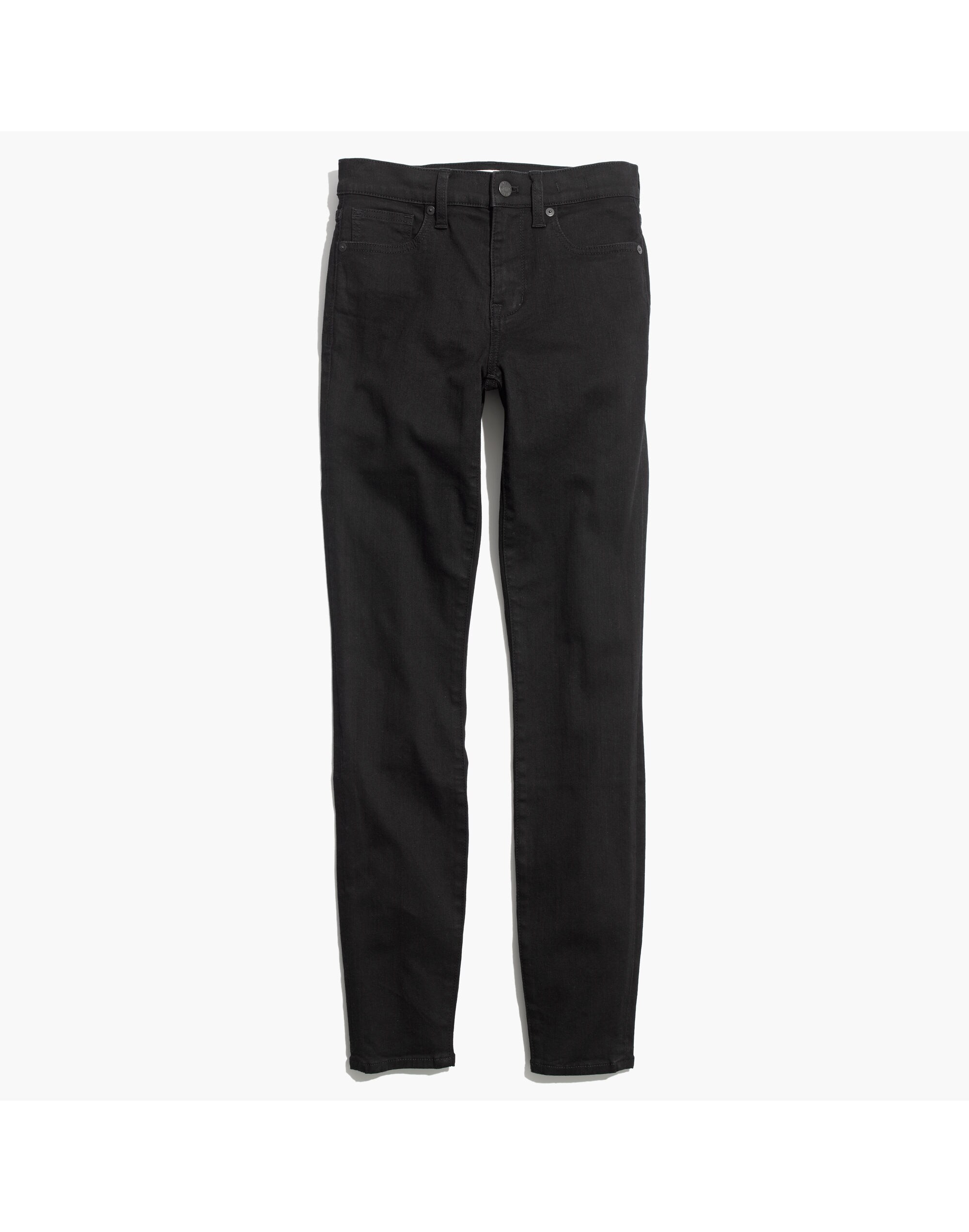 Tall 9" High-Rise Skinny Jeans in Black Frost | Madewell