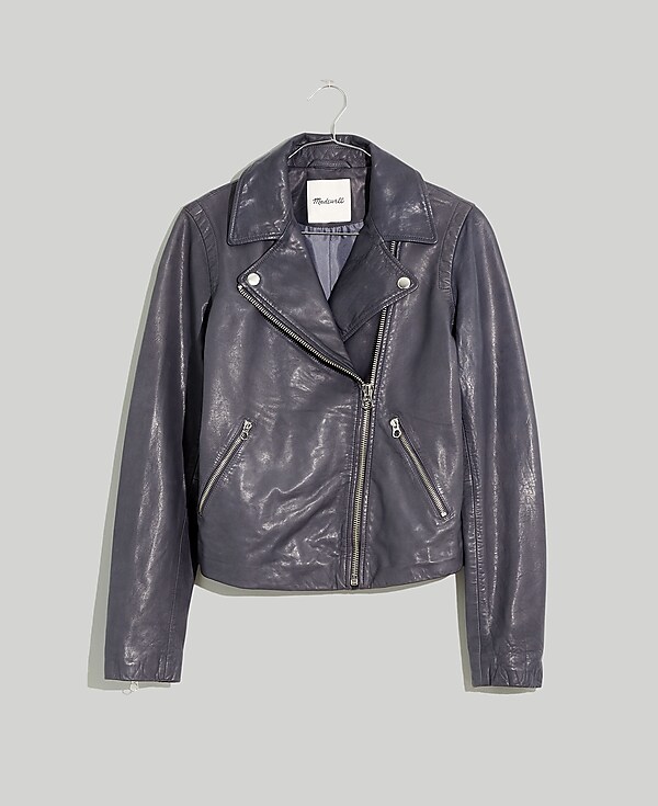 The Washed Leather Motorcycle Jacket