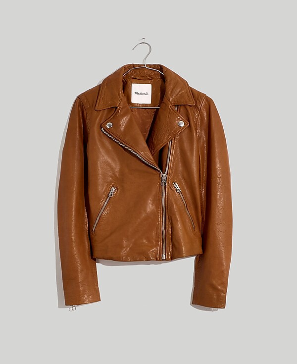 The Washed Leather Motorcycle Jacket