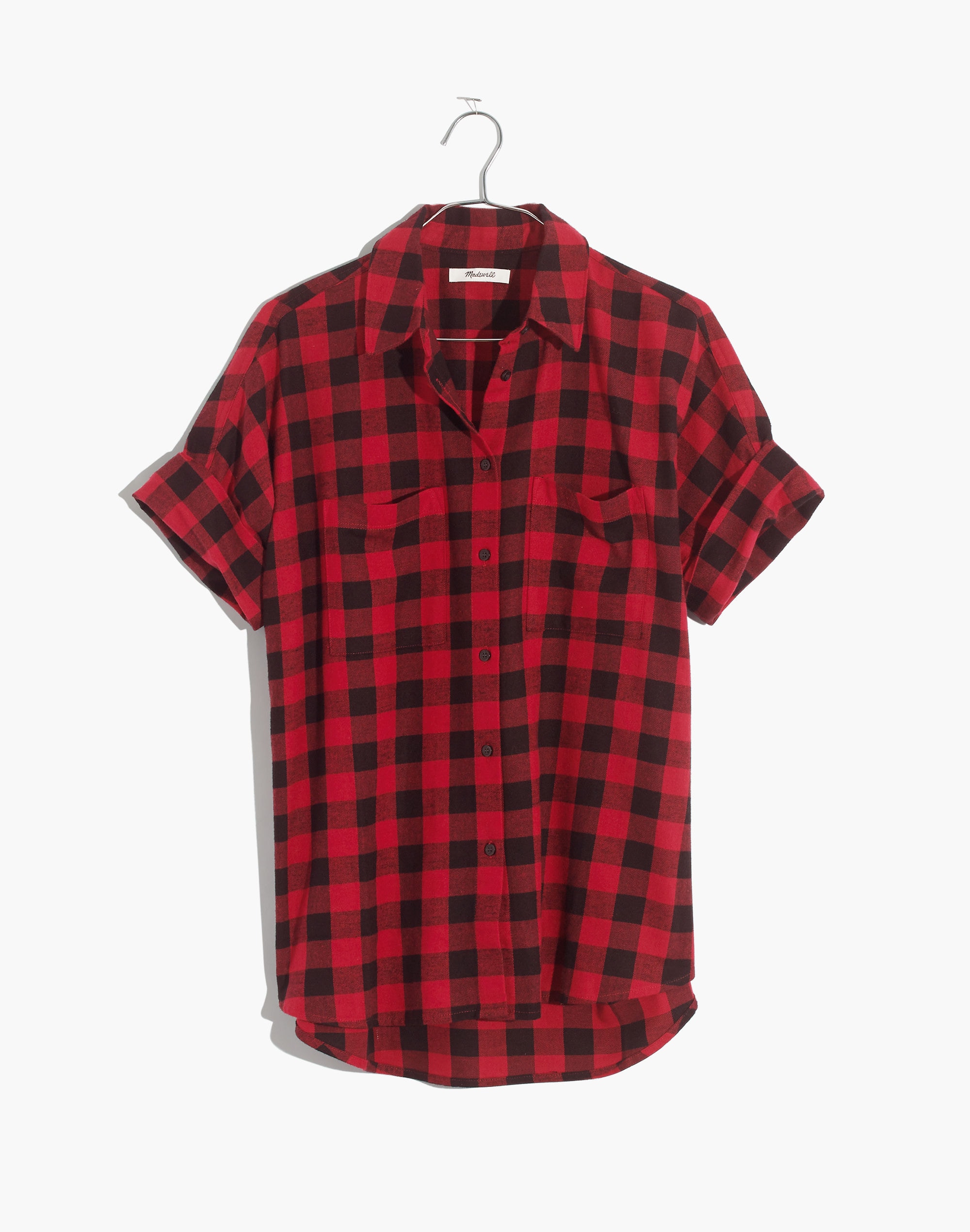 Flannel Courier Shirt Buffalo Check | Madewell