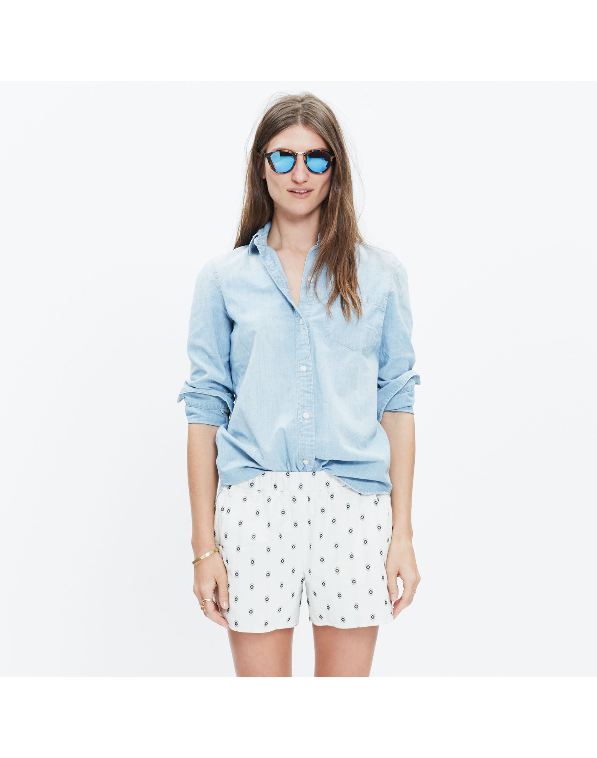 Pull-On Shorts in Diamond Dot | Madewell