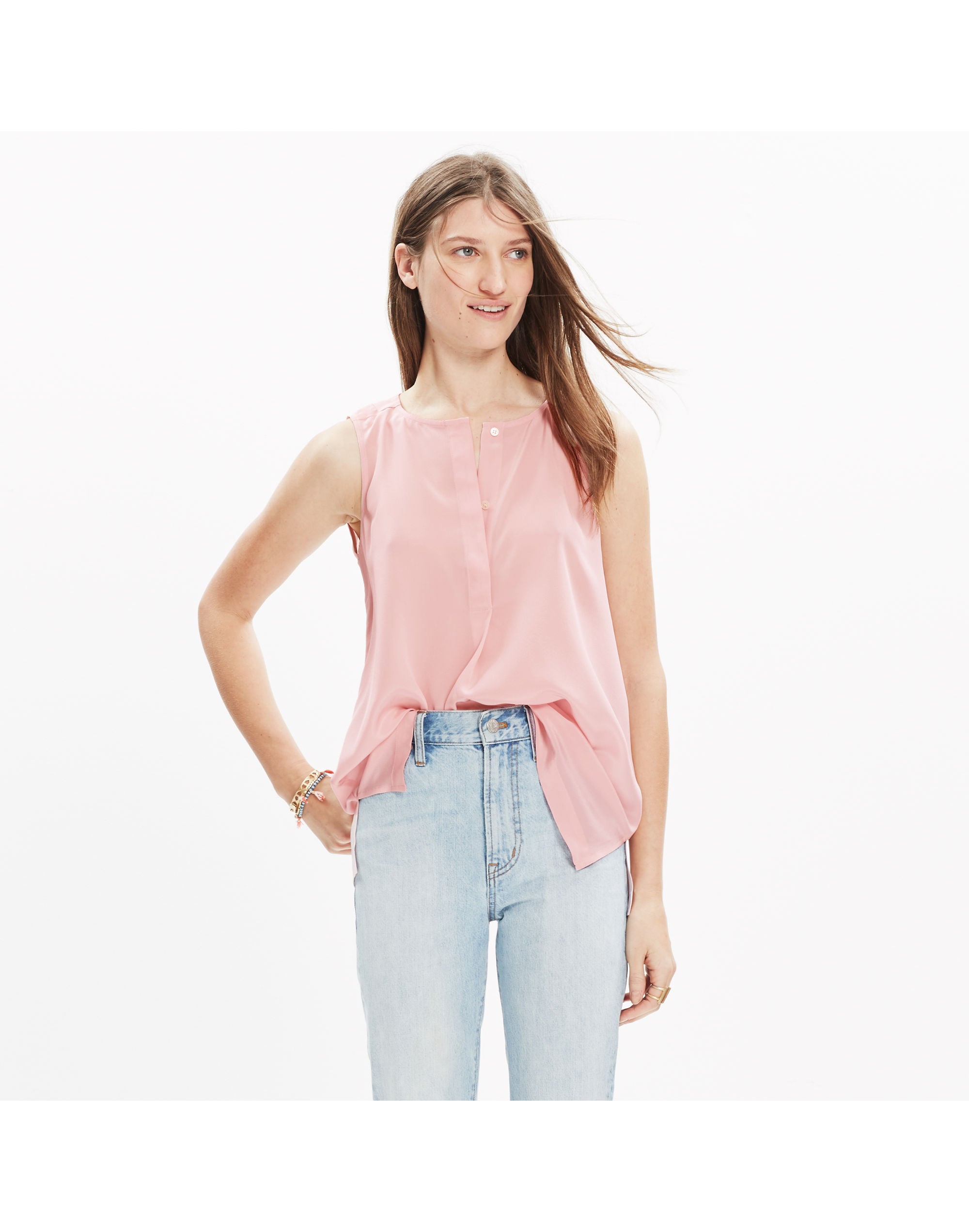 Silk Composition Tank Top | Madewell