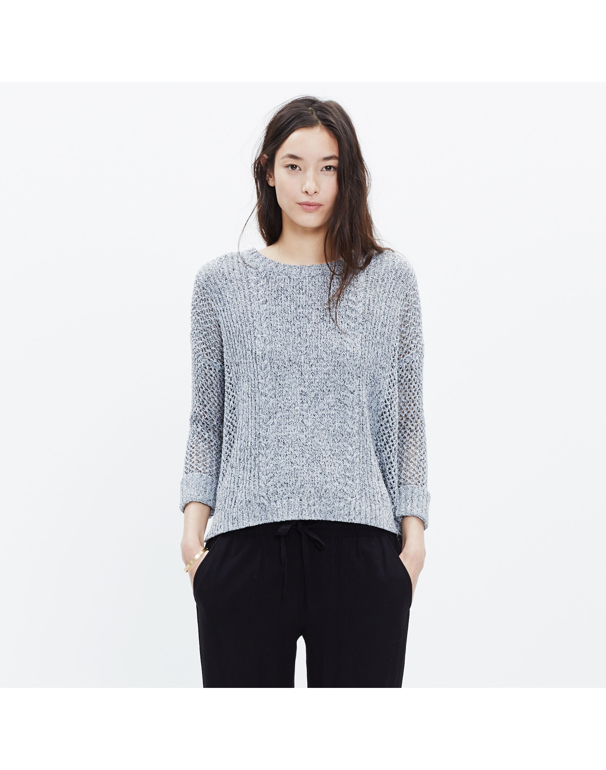 Marled Plaza Pullover Sweater | Madewell