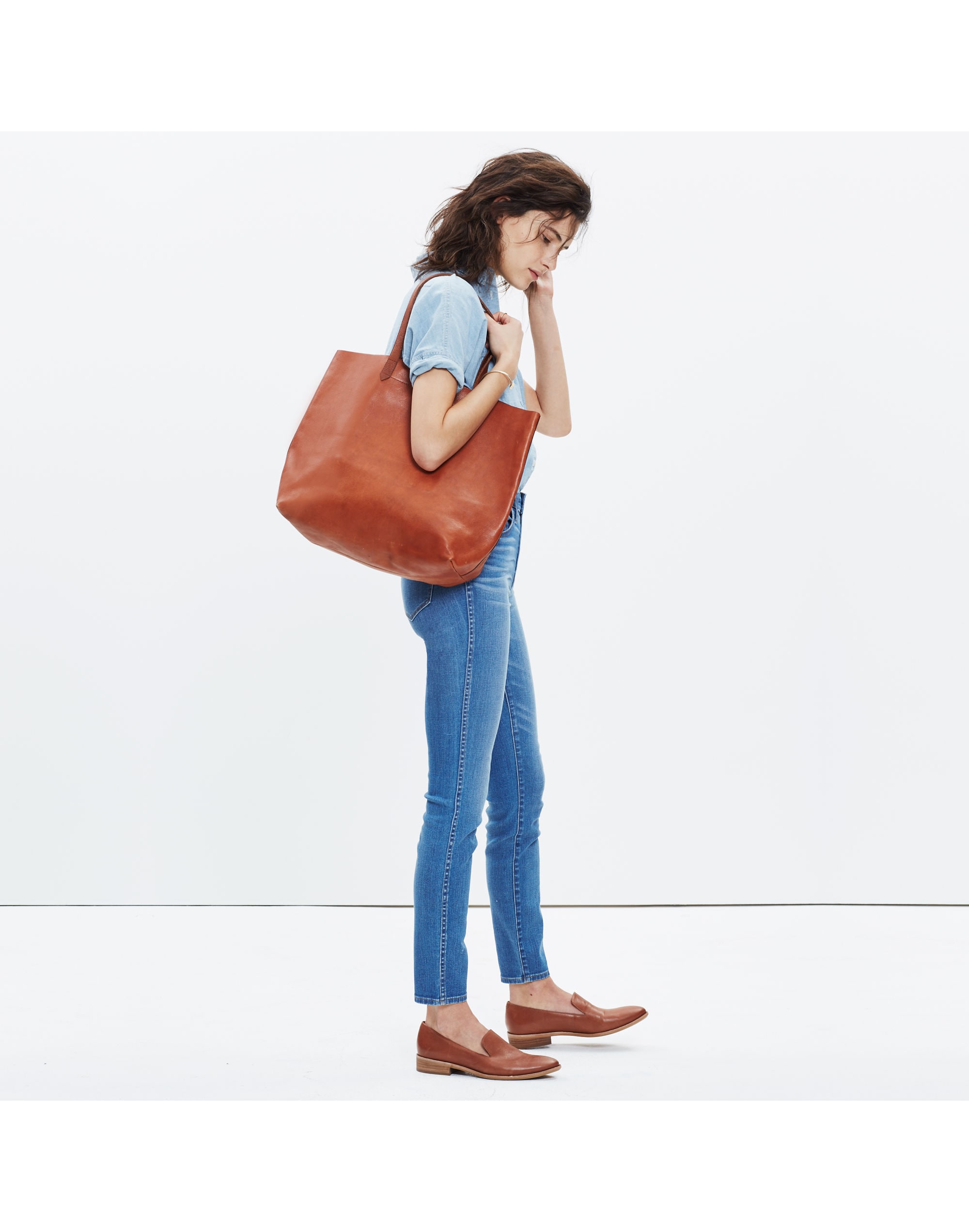 Madewell The Transport Leather Tote