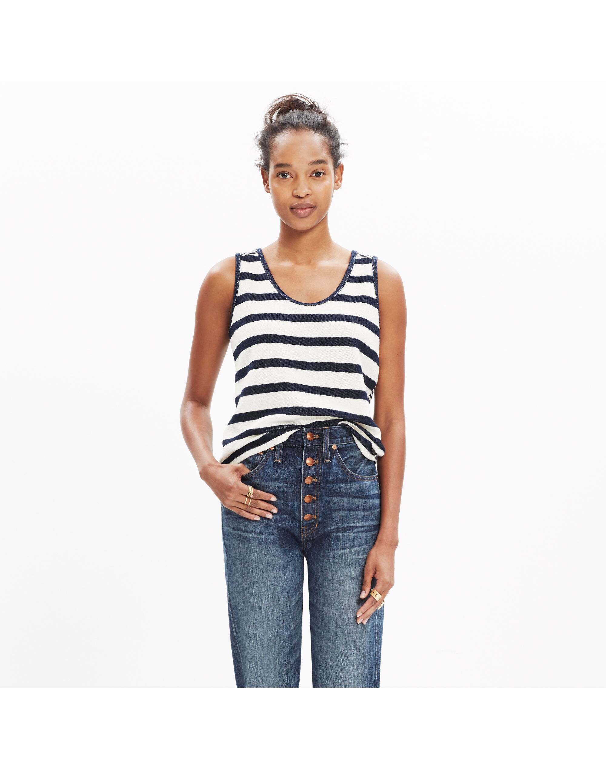 Coastland Tank Top in Stripe | Madewell