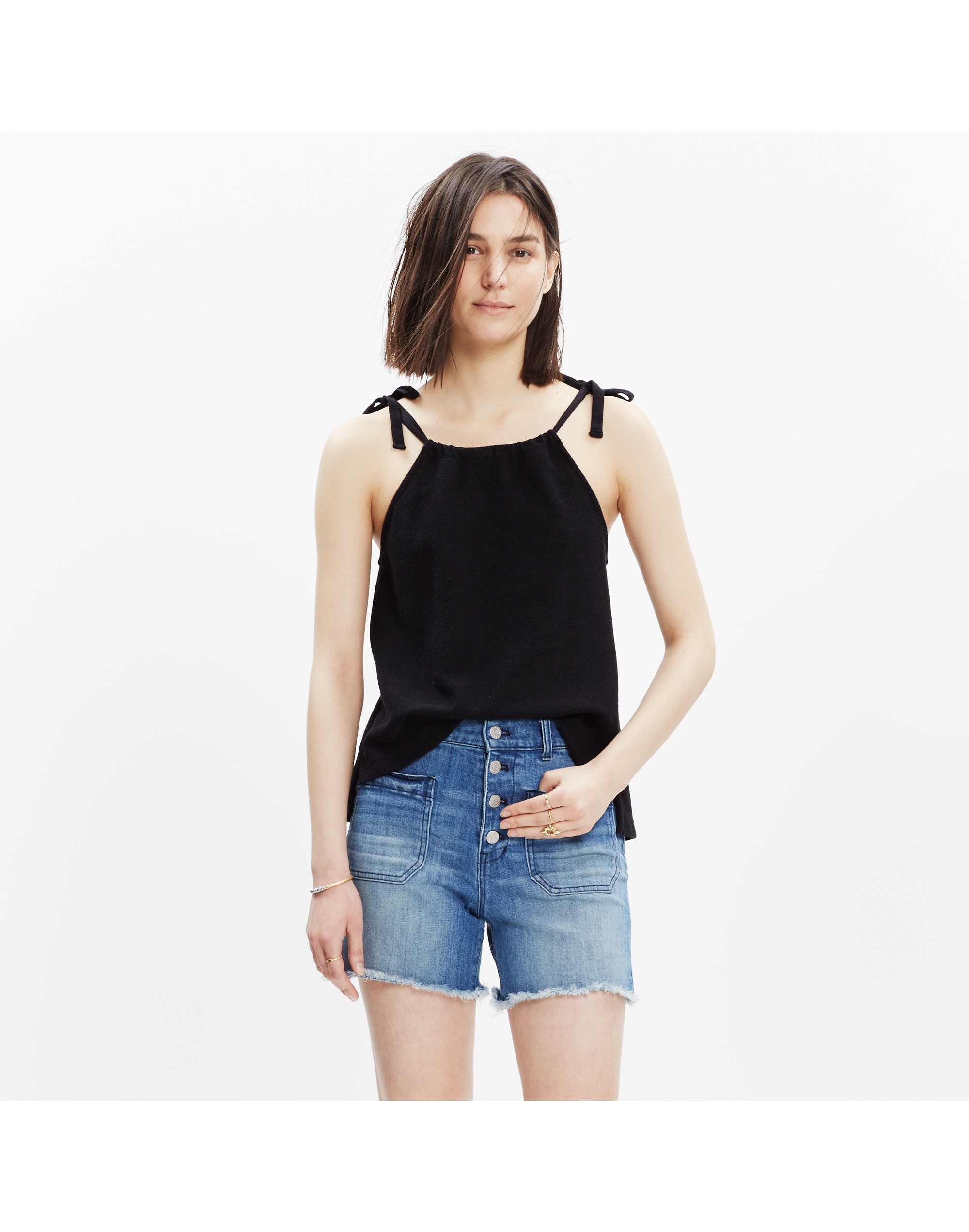 Tempo Tie-Shoulder Top | Madewell