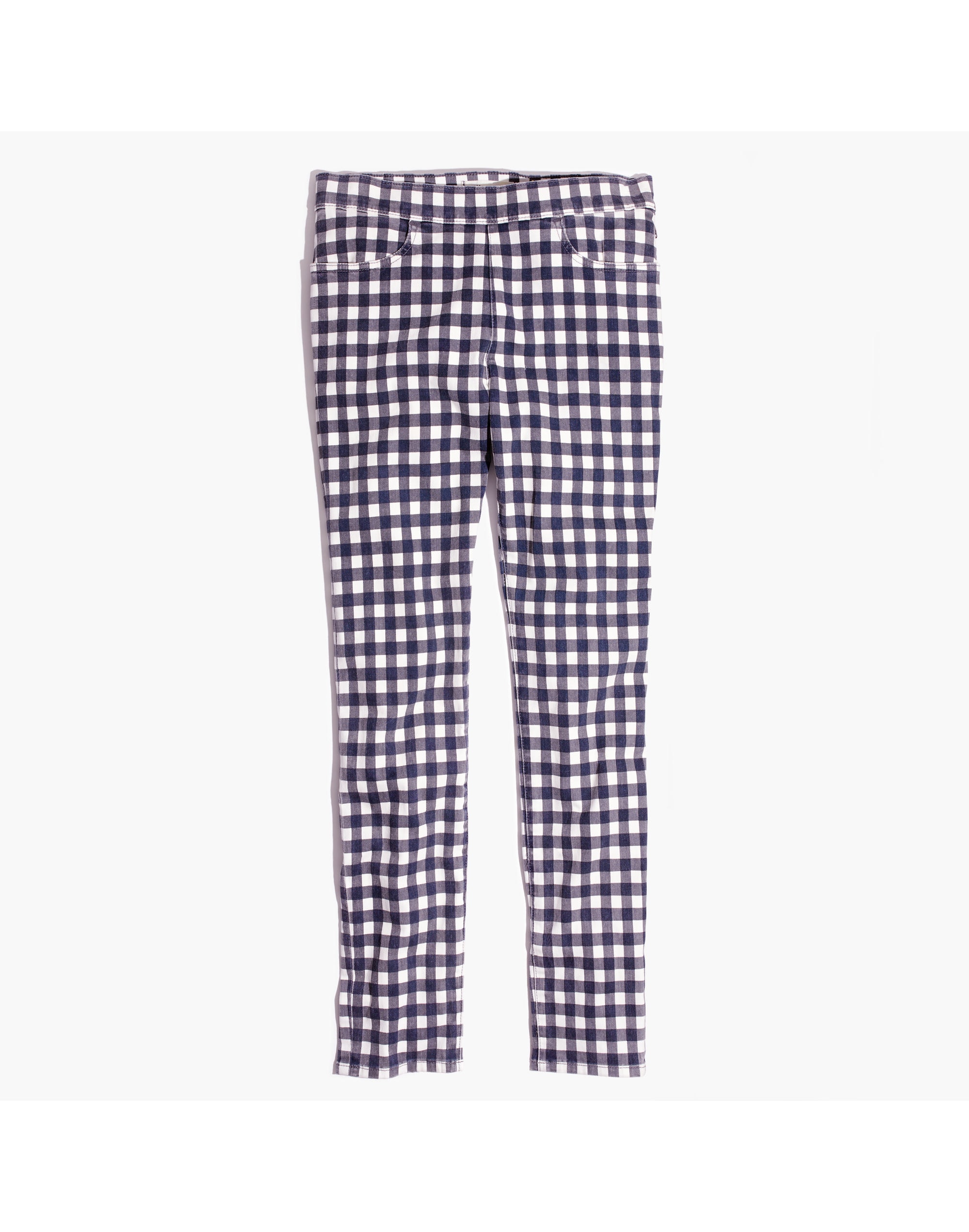 9" High-Rise Skinny Crop Jeans: Gingham Edition | Madewell