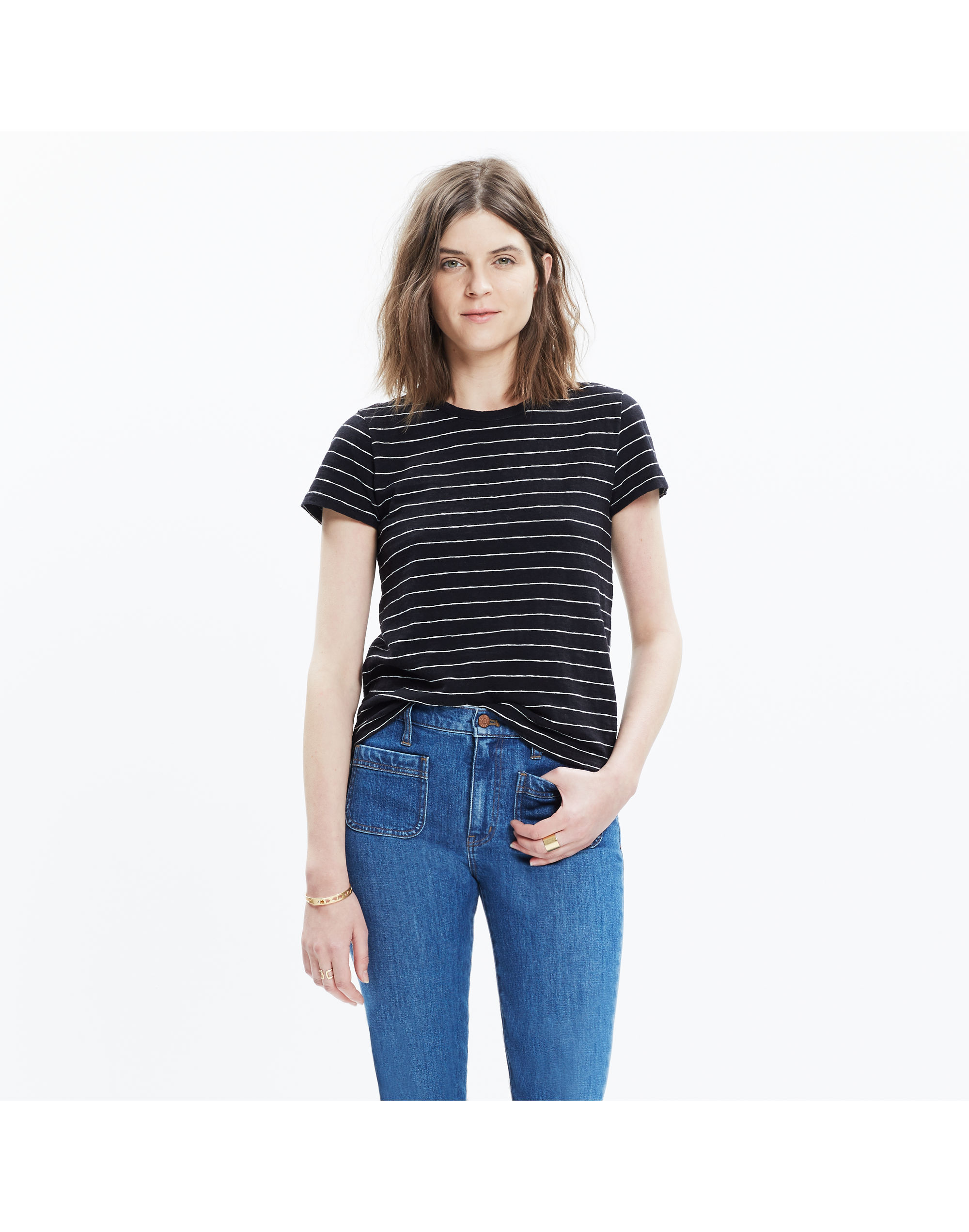 Hi-Fi Shrunken Tee Choreo Stripe | Madewell