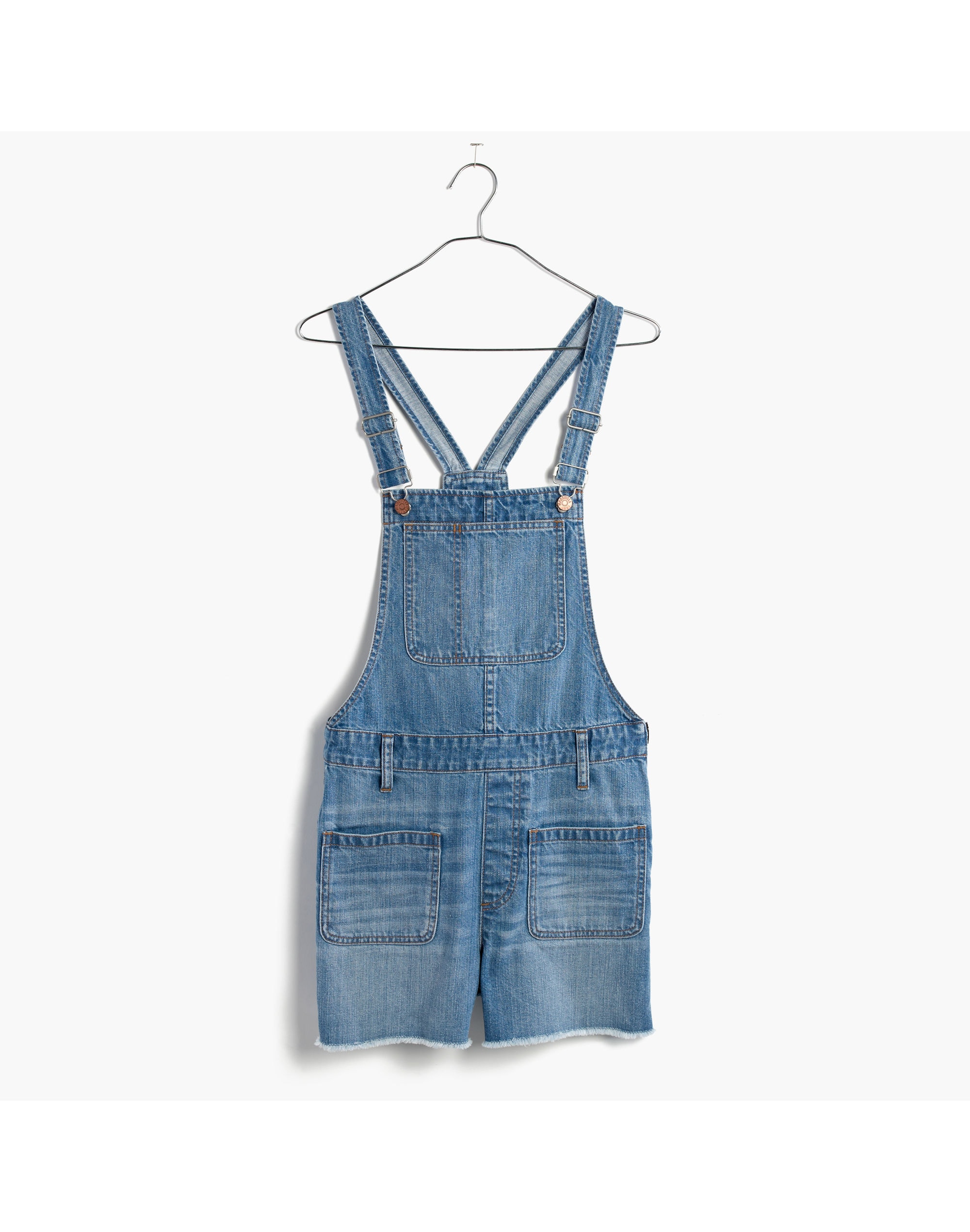 Adirondack Short Overalls in Isley Wash | Madewell