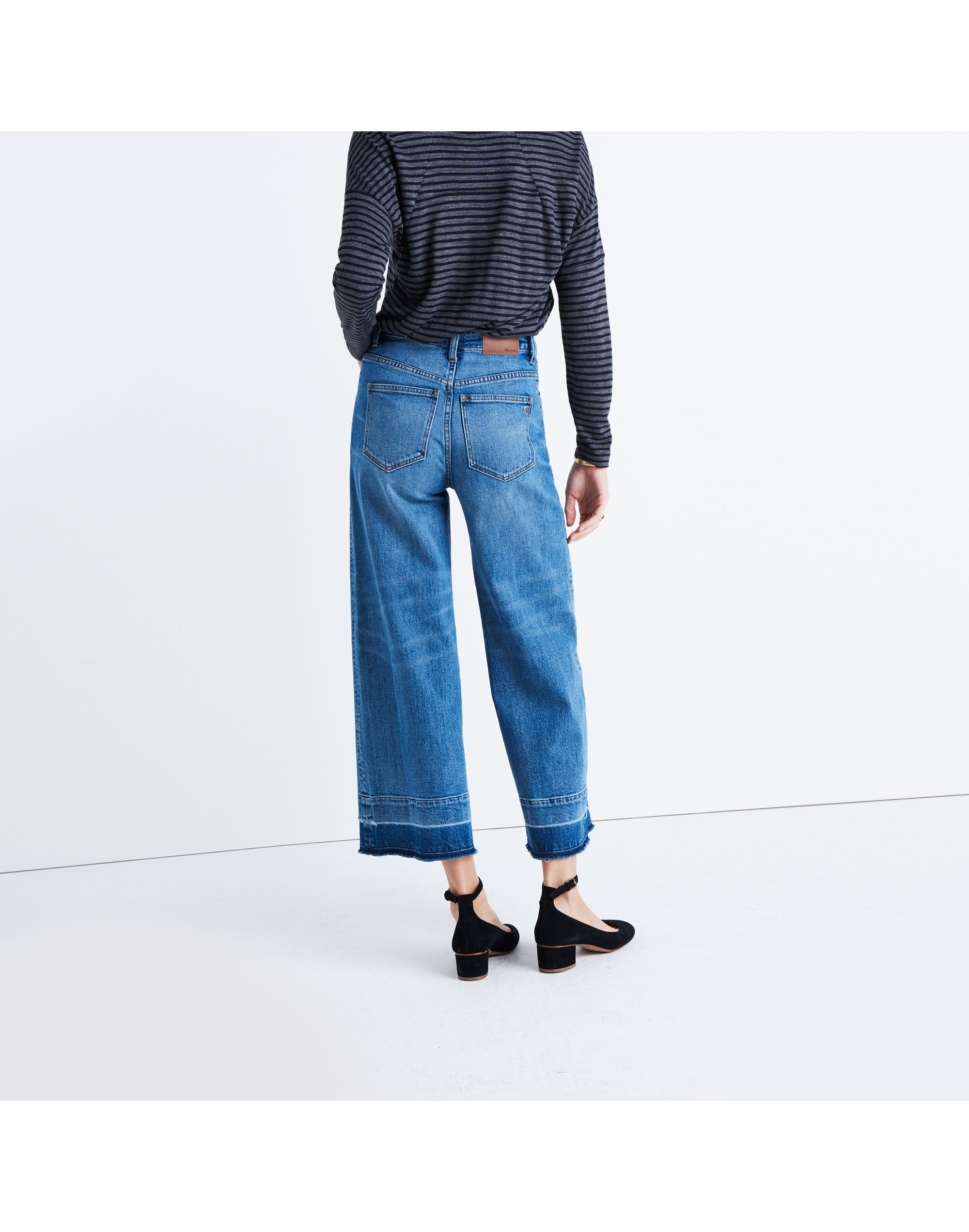 Wide-Leg Crop Jeans: Drop-Hem Edition | Madewell