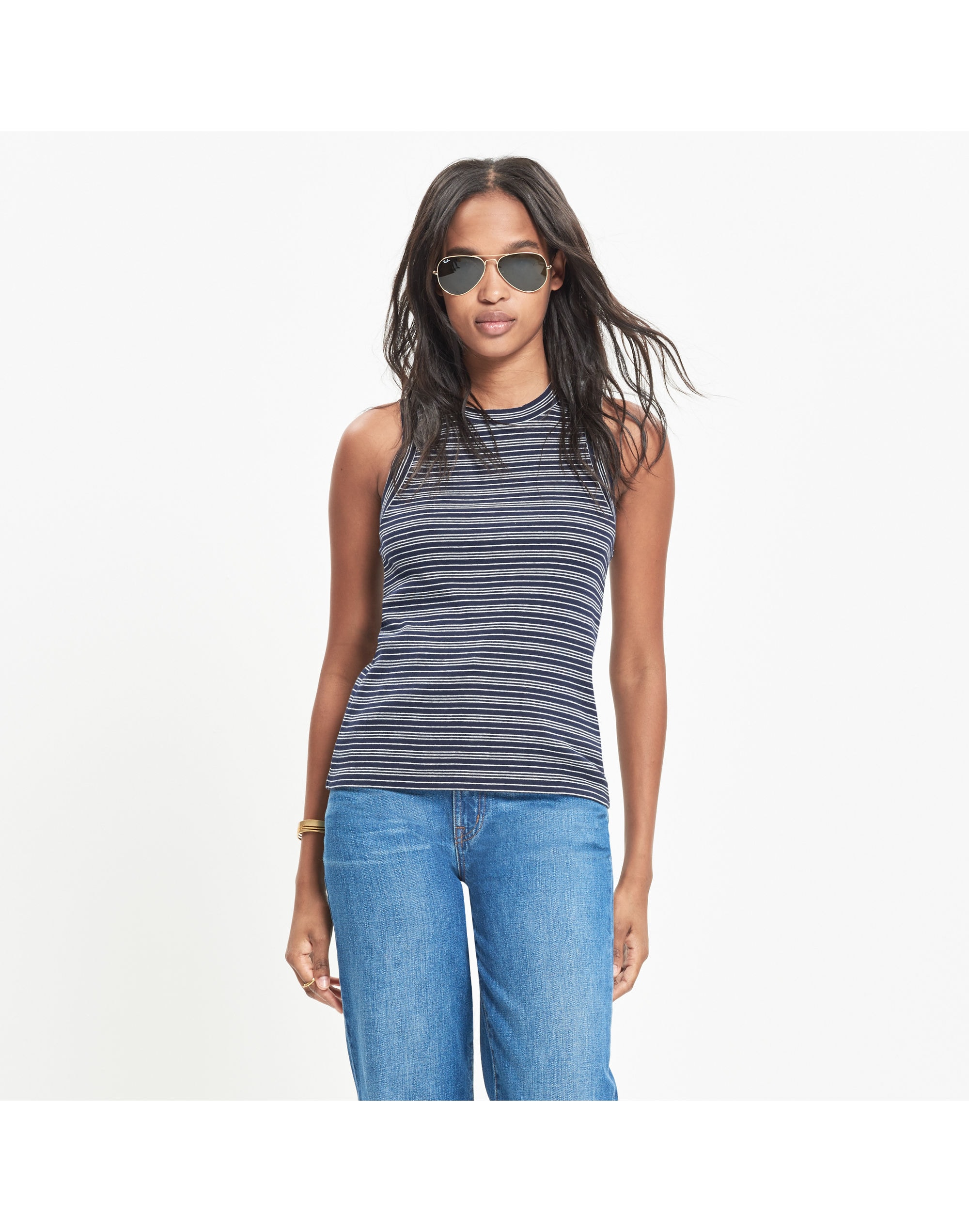 Broadcast Tank Top Stripe | Madewell