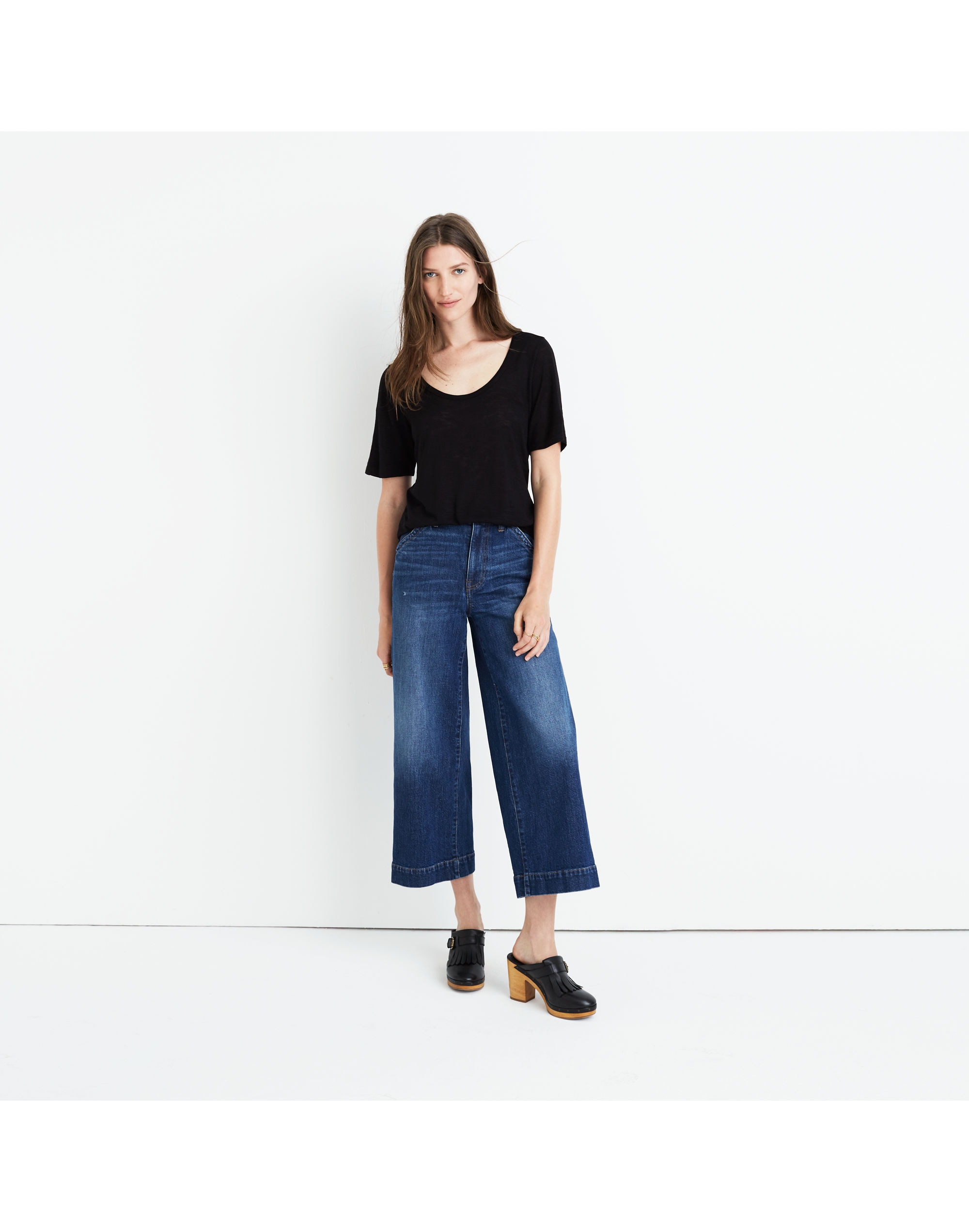 Anthem Scoop Elbow-Sleeve Tee | Madewell