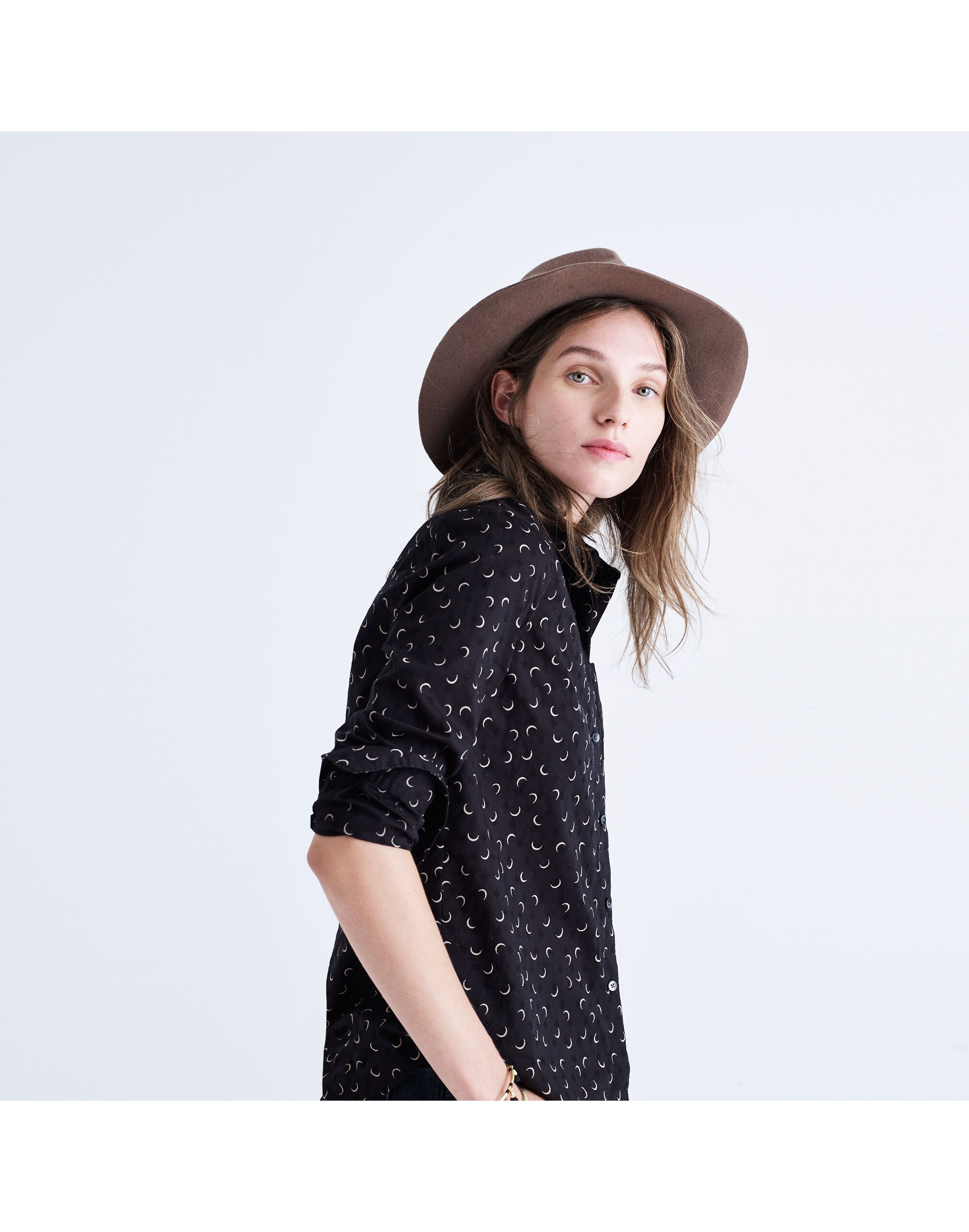 Shrunken Ex-Boyfriend Shirt Crescent Moon | Madewell