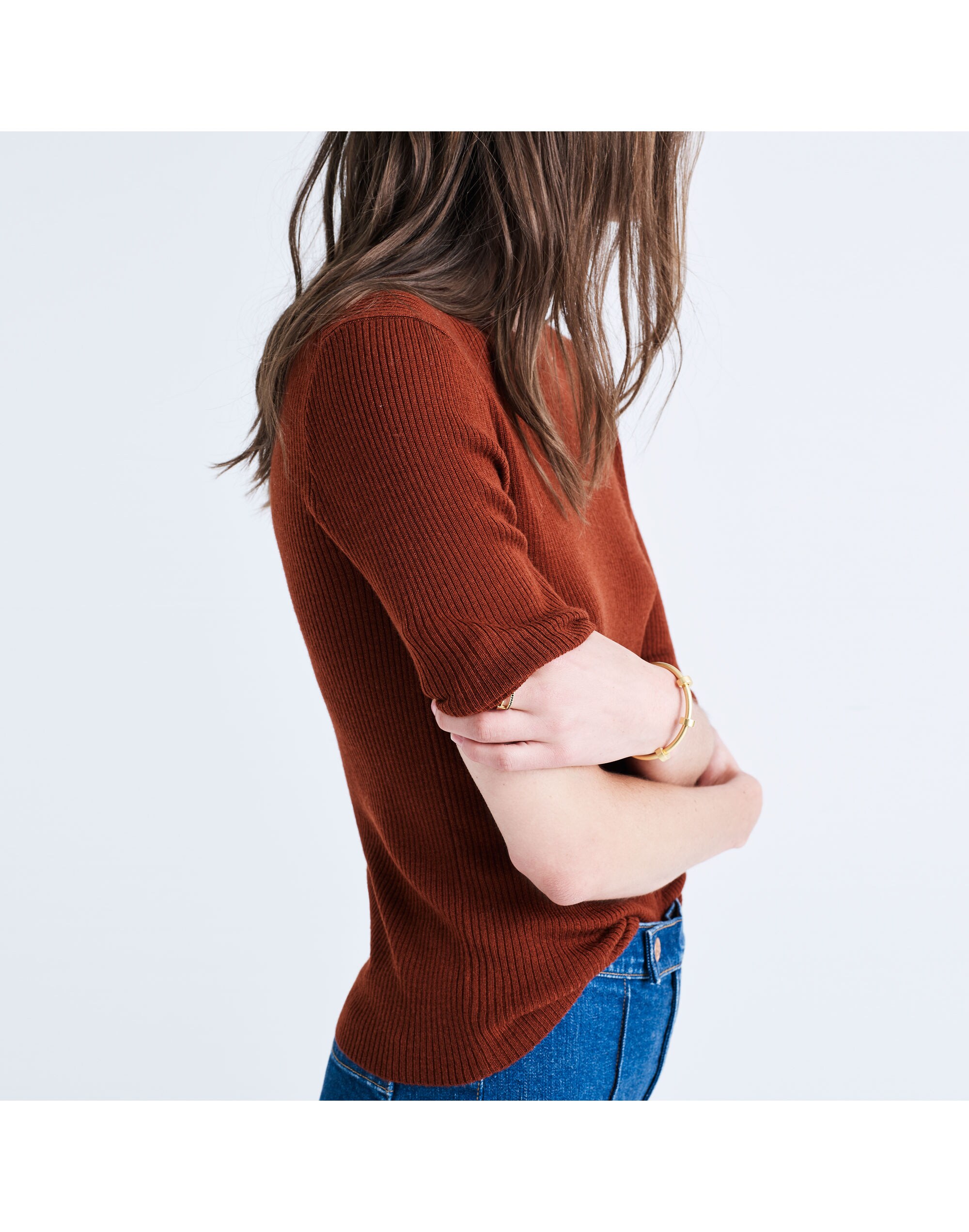 Ribbed Sweater Top | Madewell