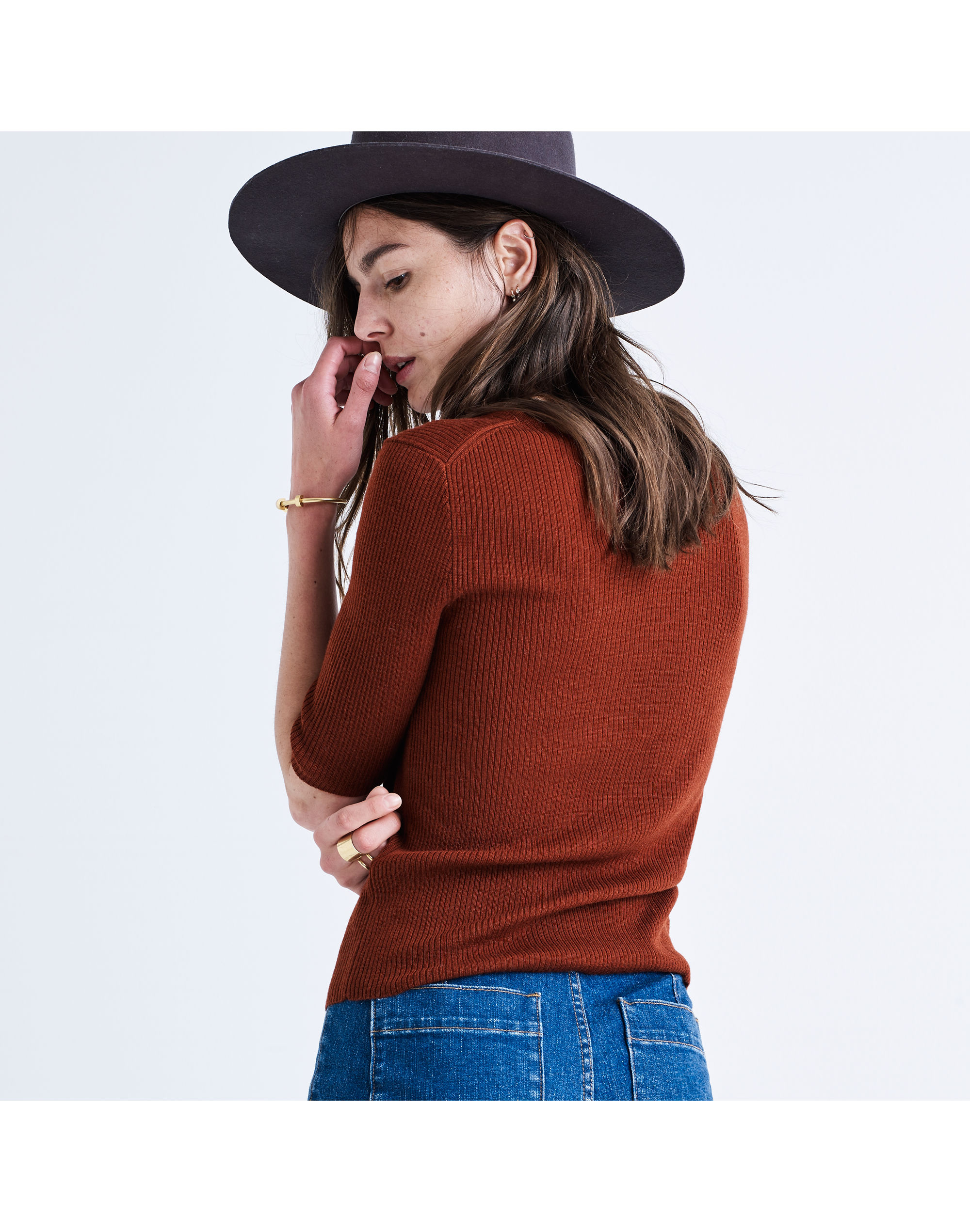 Ribbed Sweater Top | Madewell