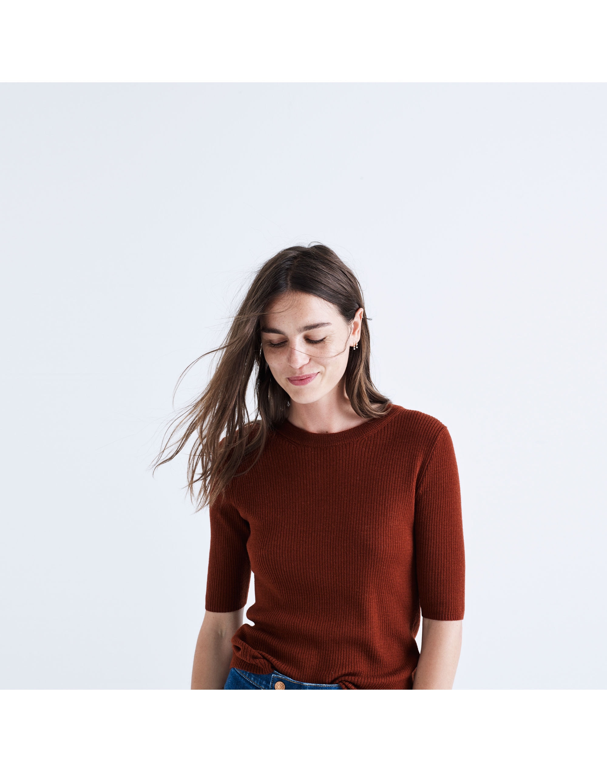 Ribbed Sweater Top | Madewell