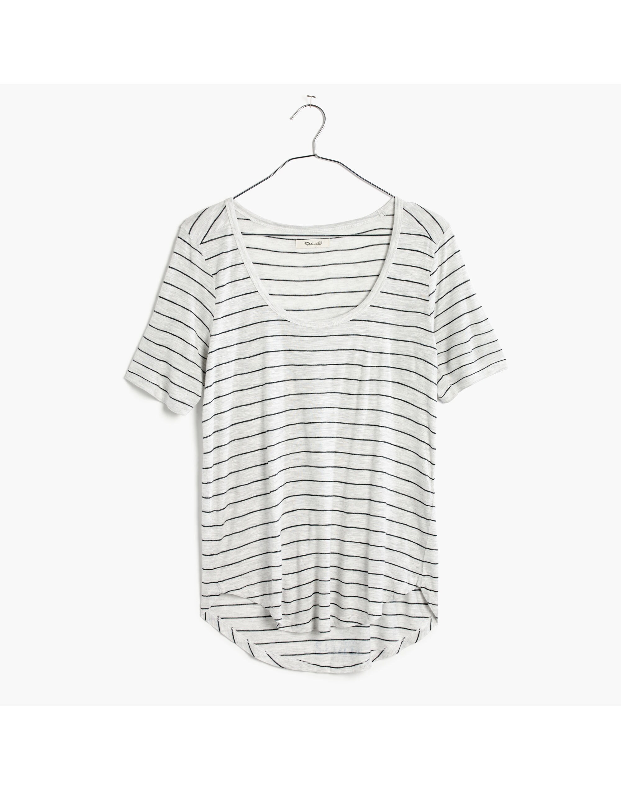 Anthem Scoop Elbow-Sleeve Tee Gabriel Stripe | Madewell