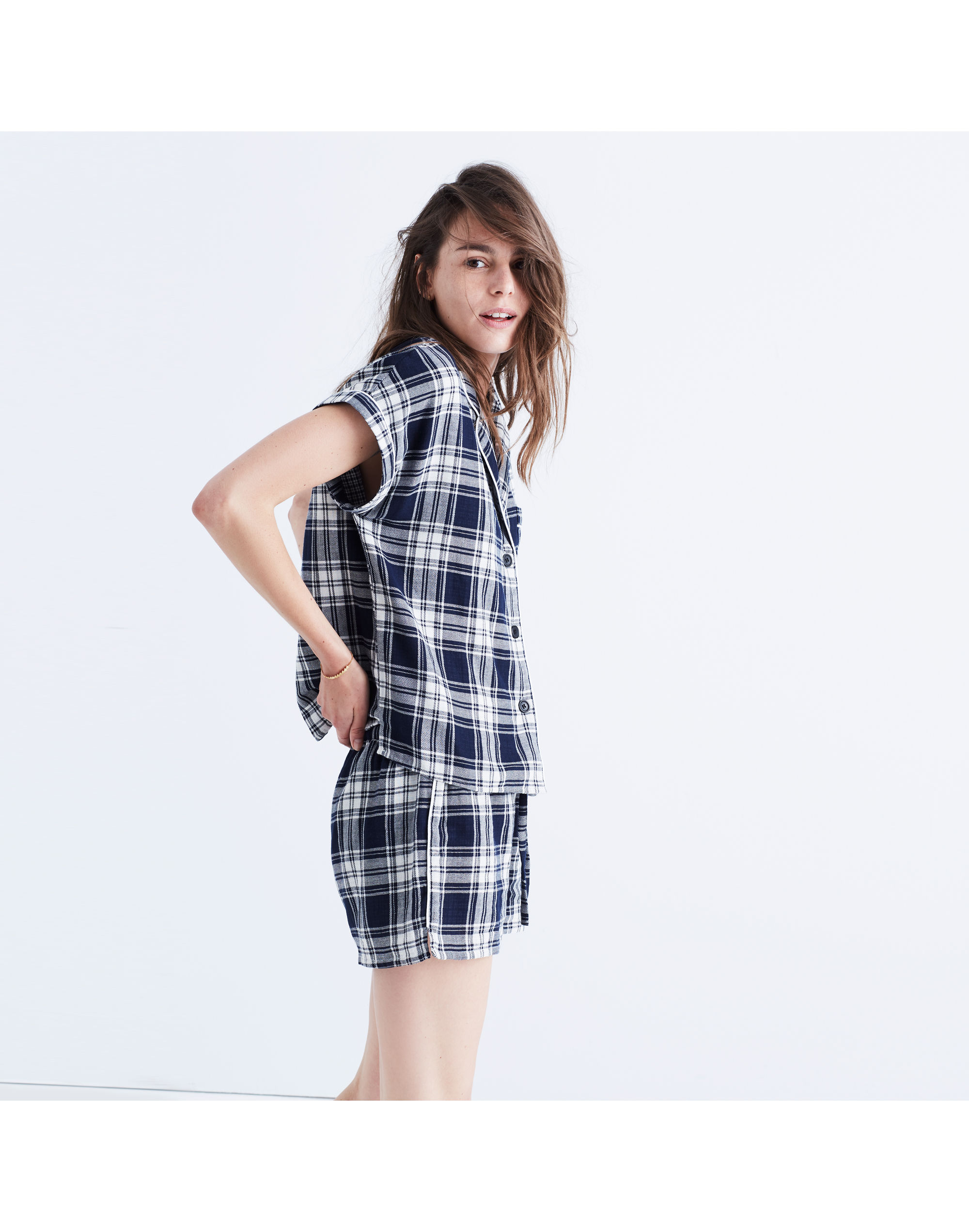 Bedtime Pajama Top Moore Plaid | Madewell