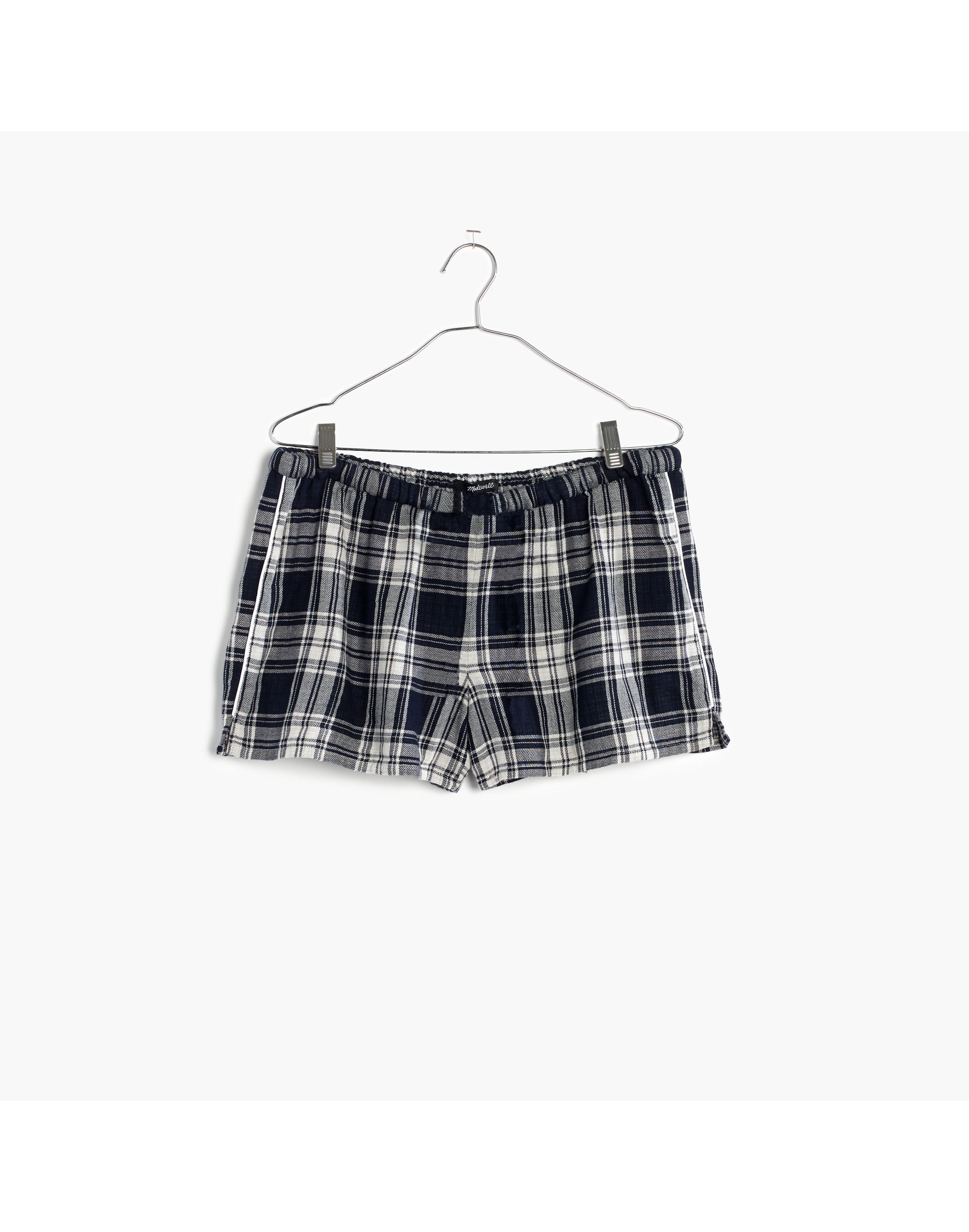 Bedtime Pajama Shorts in Moore Plaid | Madewell