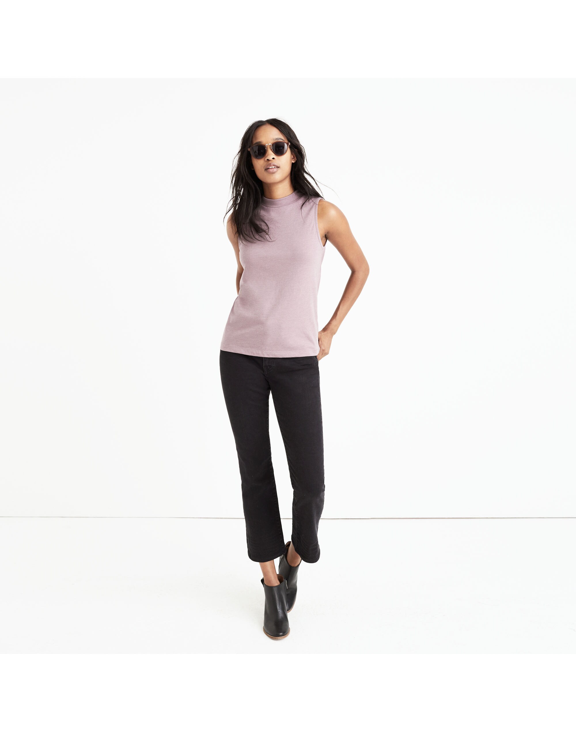 Tune Mockneck Tank Top | Madewell