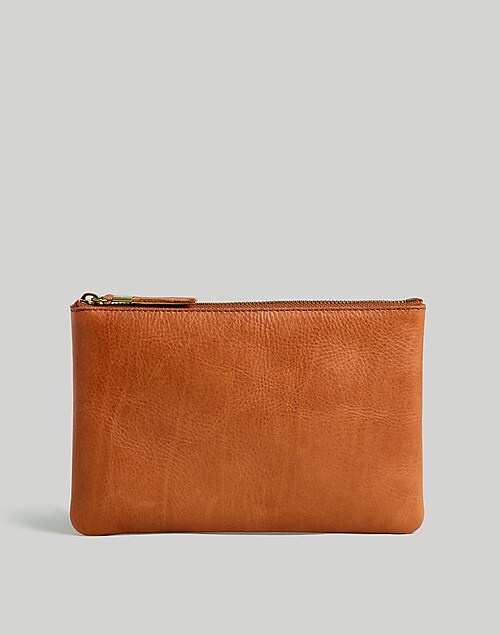 Women's Leather Pouch Clutch | Madewell