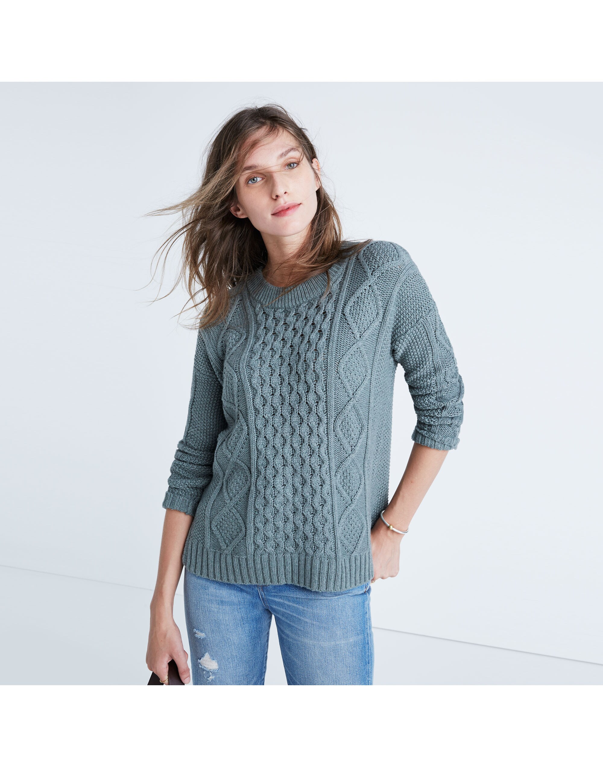 Classic Cable Pullover Sweater | Madewell