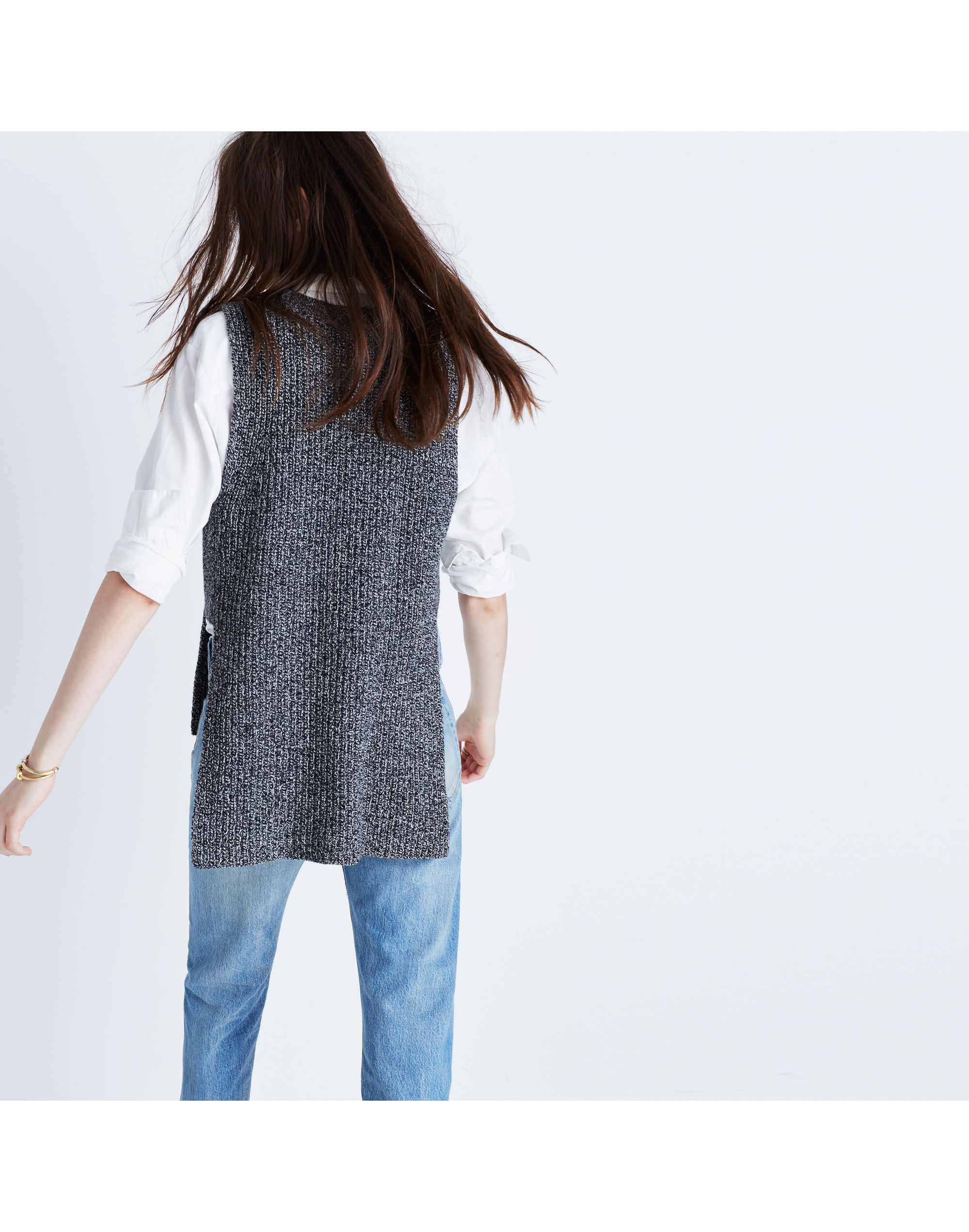 Open-Side Sweater-Vest | Madewell