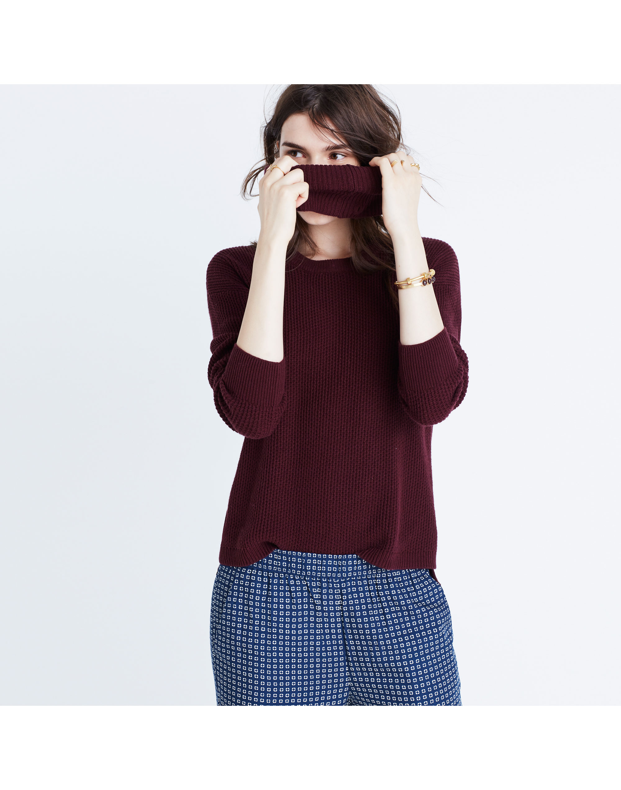 Convertible Turtleneck Sweater | Madewell