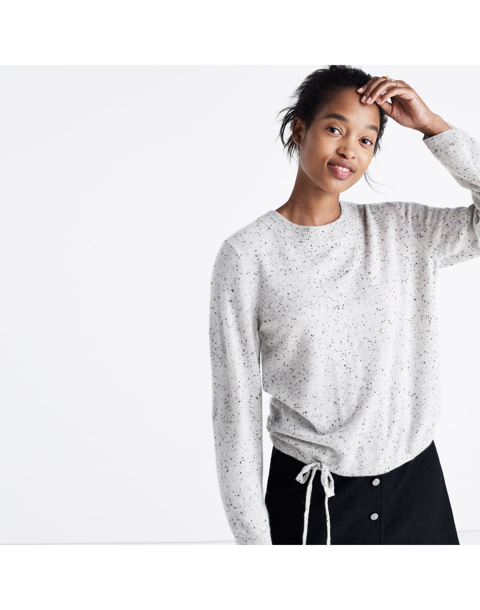 madewell cashmere sweatshirt