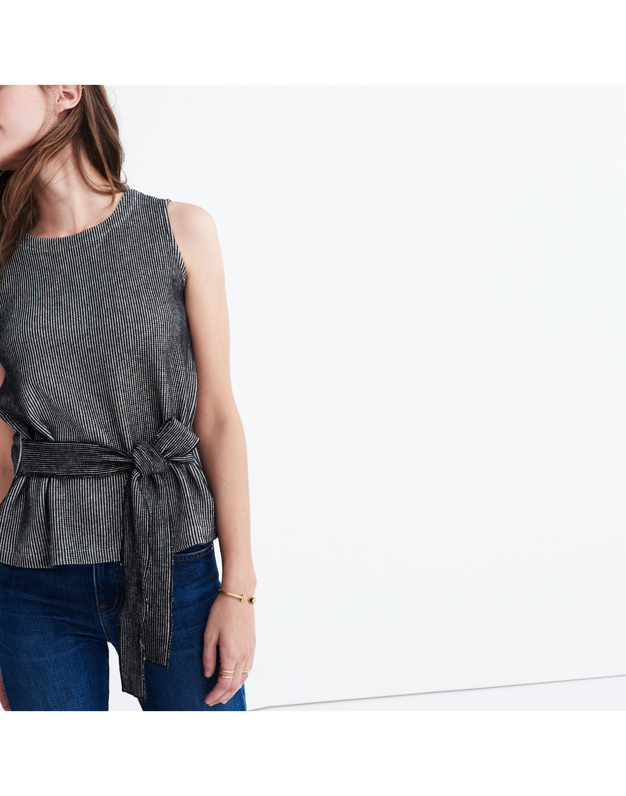 French Rib Tie-Waist Tank | Madewell