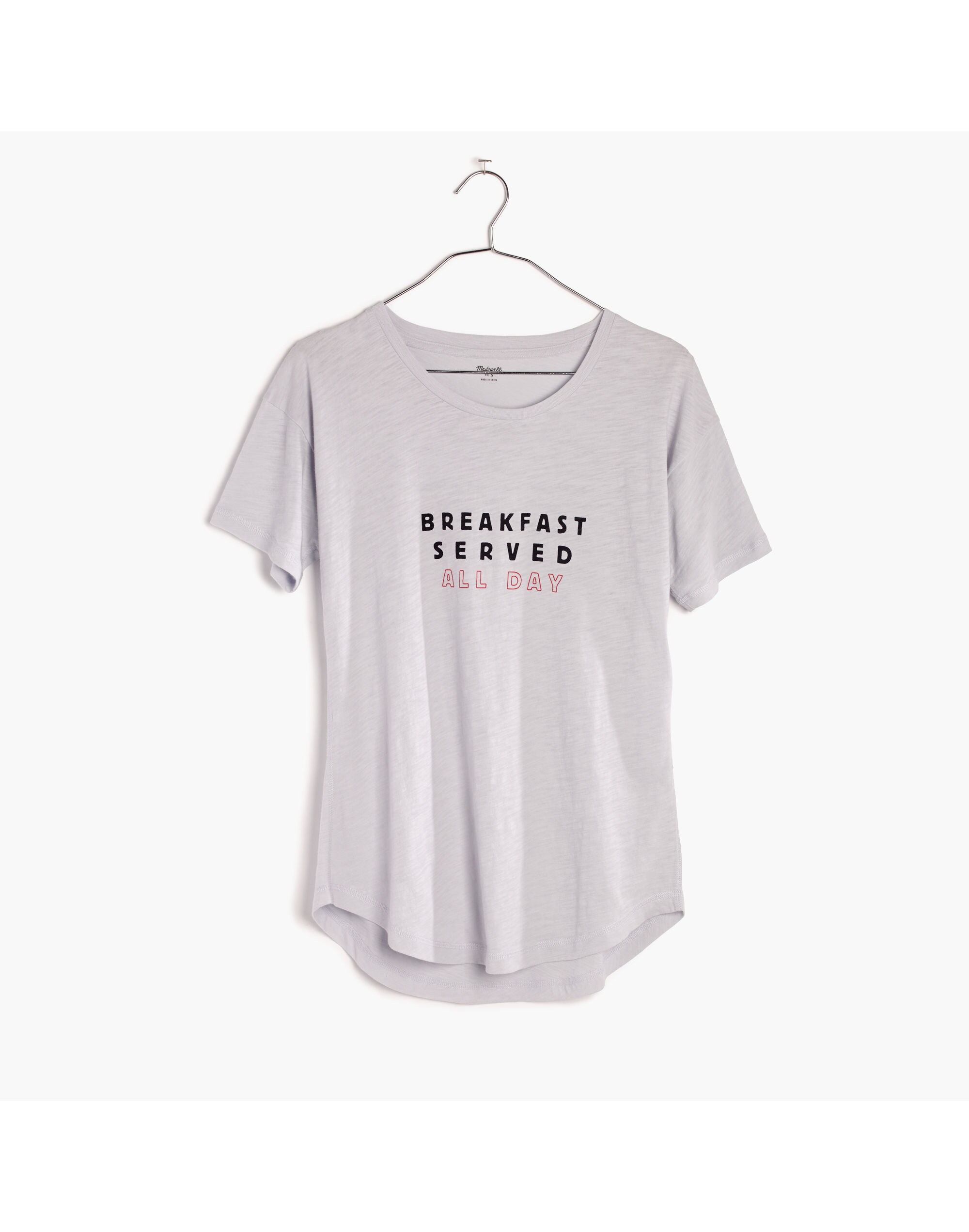 Breakfast Whisper Cotton Crewneck Tee | Madewell