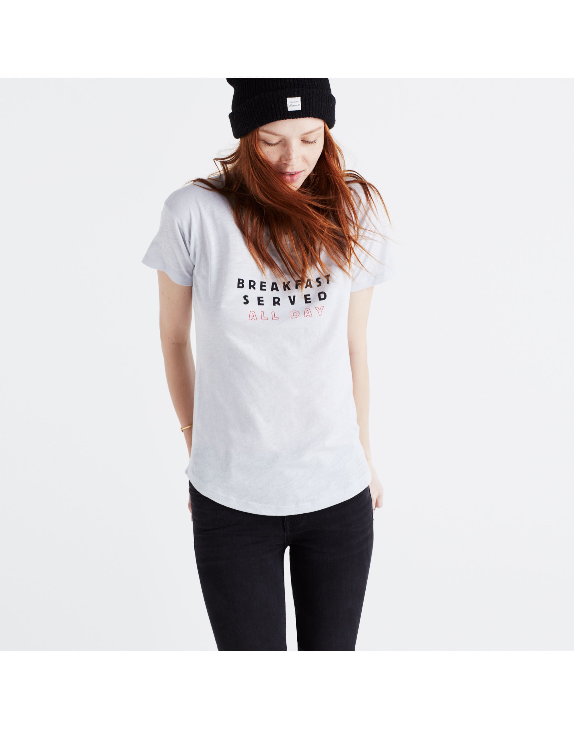 Breakfast Whisper Cotton Crewneck Tee | Madewell