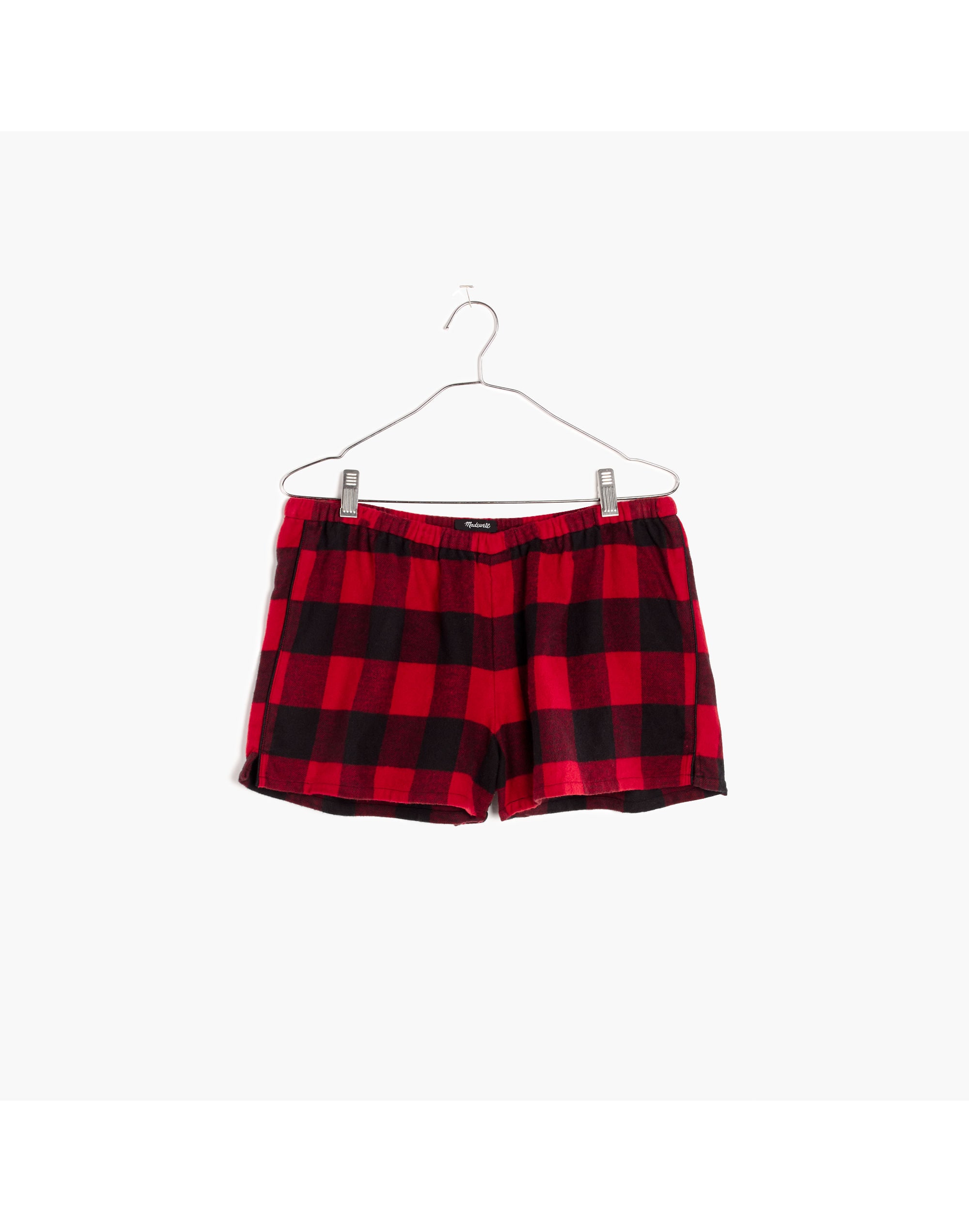 Flannel Bedtime Pajama Shorts Buffalo Check | Madewell