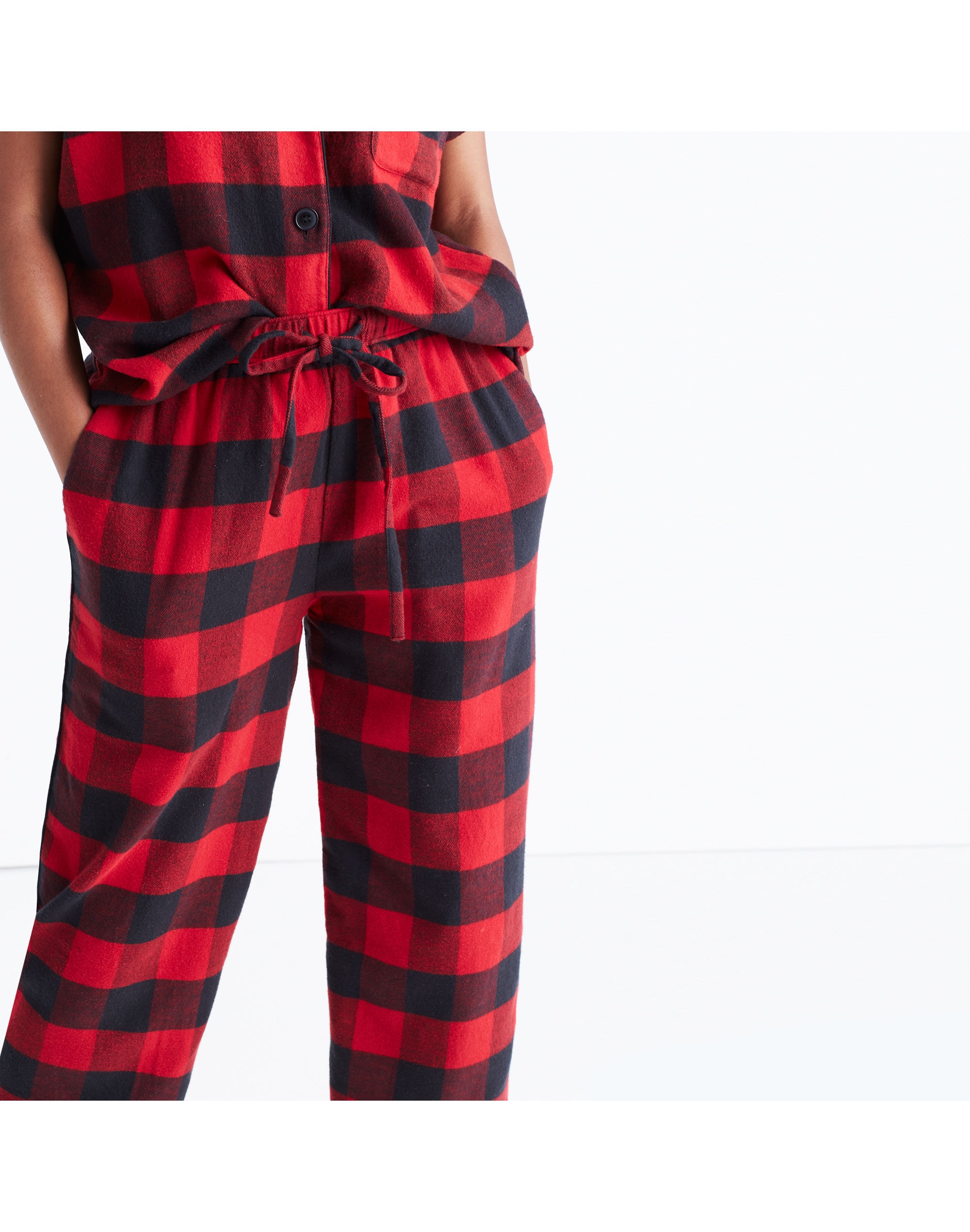 Flannel Bedtime Pajama Pants in Buffalo Check | Madewell