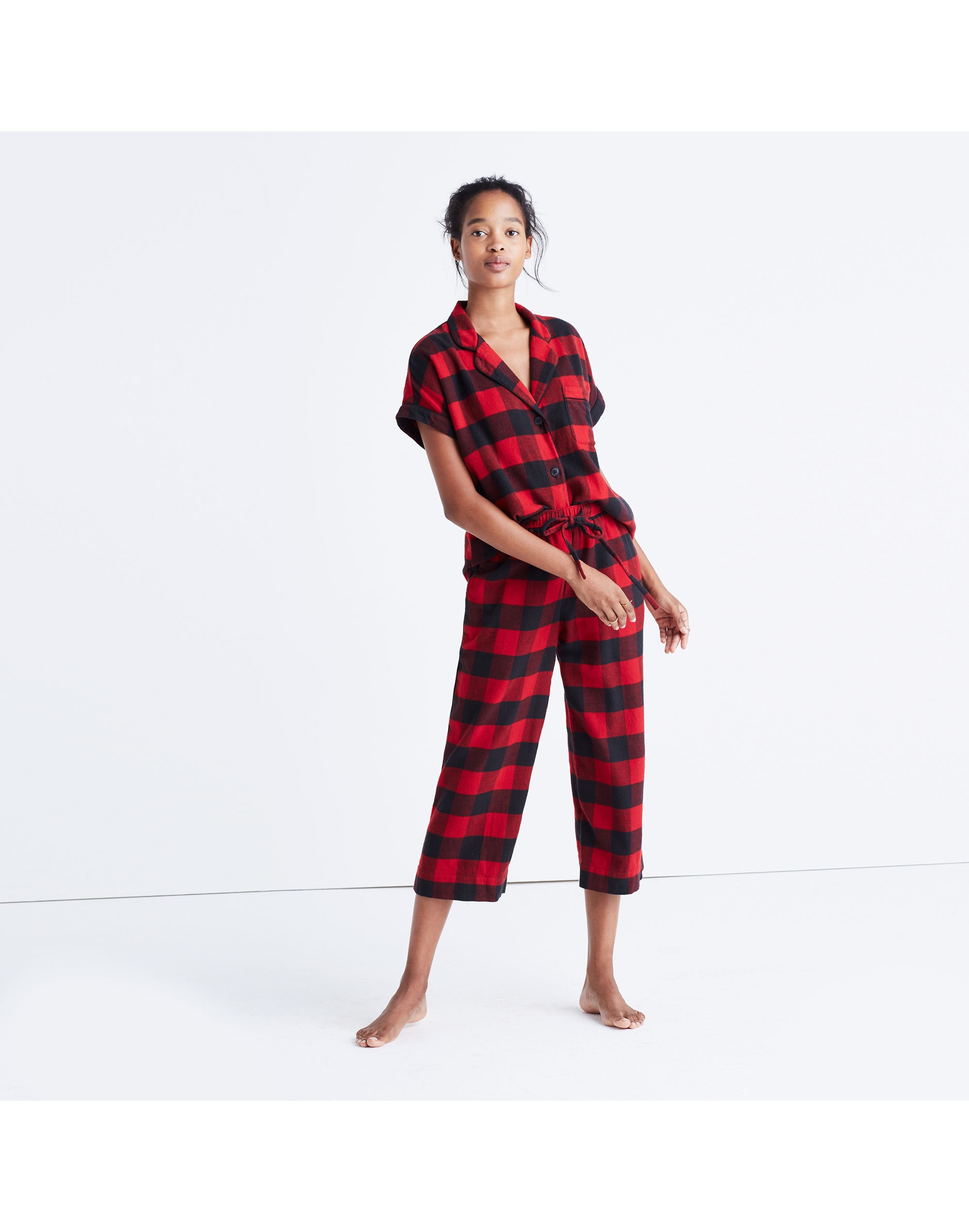 Flannel Bedtime Pajama Pants in Buffalo Check | Madewell