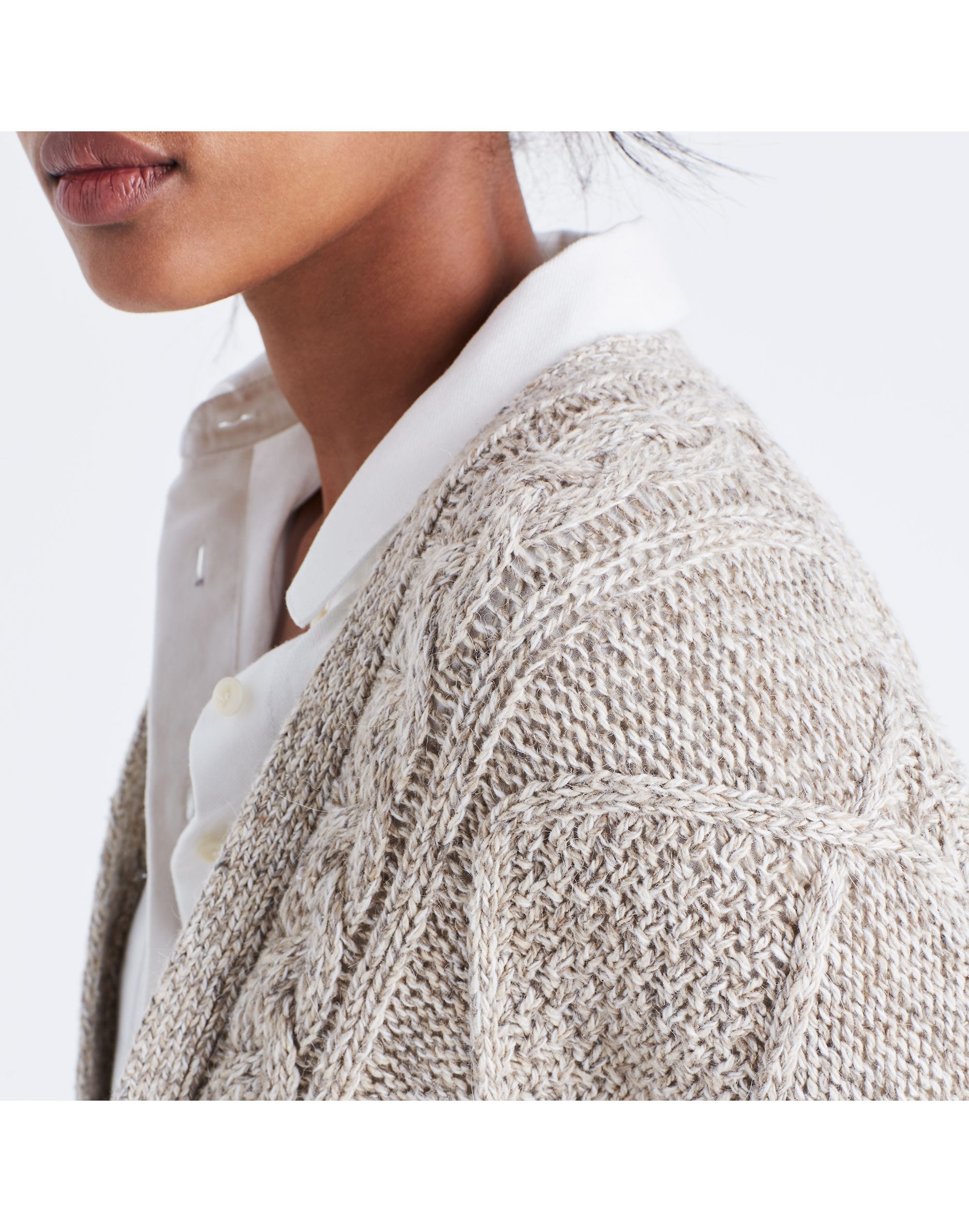 Cableknit Cardigan Sweater | Madewell