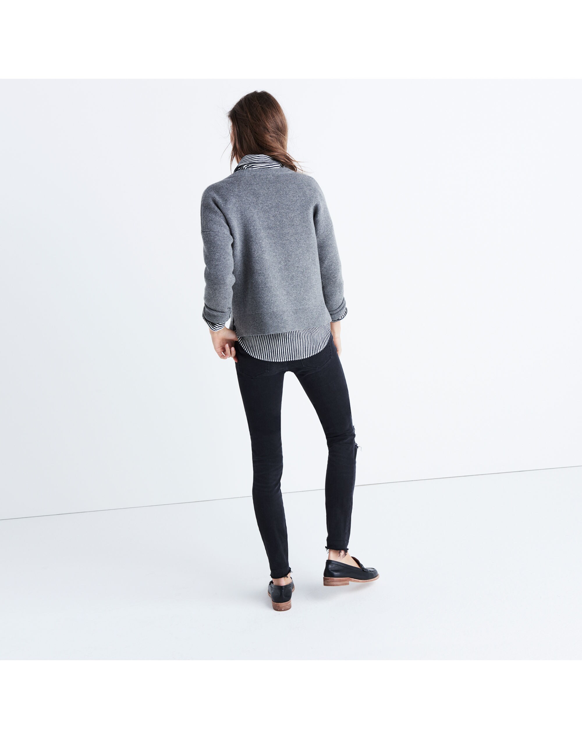 Lace-Up Pullover Sweater | Madewell