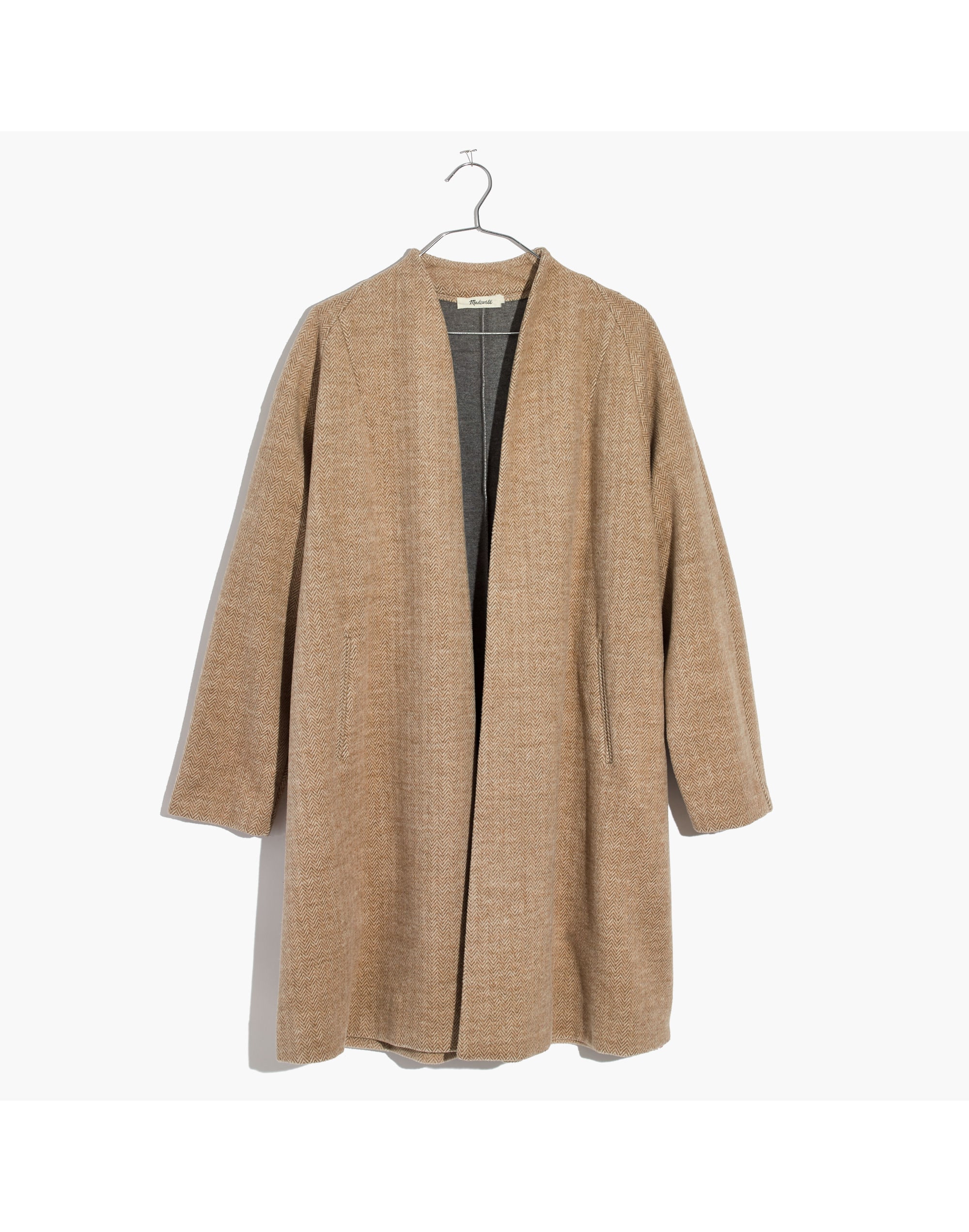 Stanza Herringbone Coat | Madewell