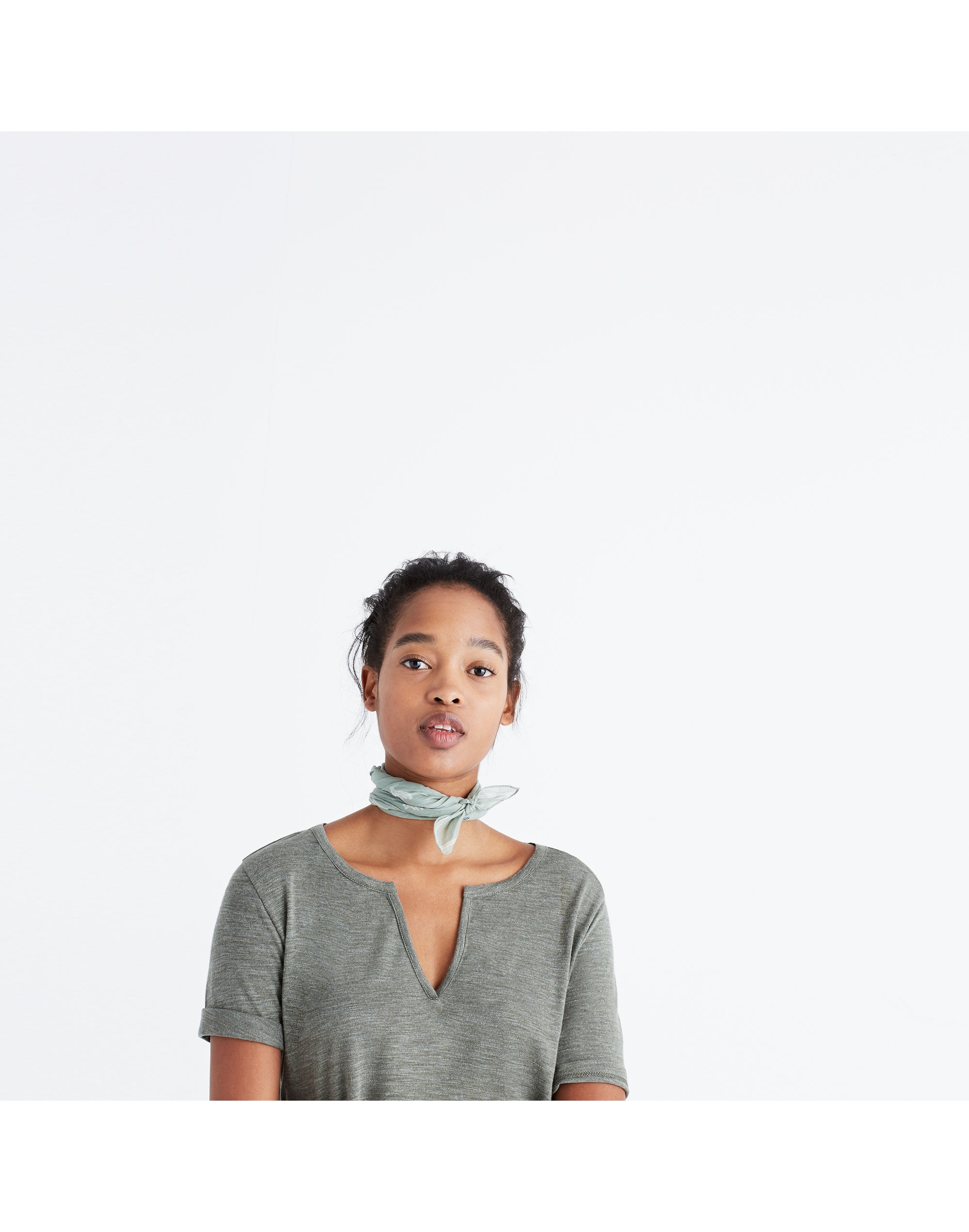 Anthem Split-Neck Tee | Madewell