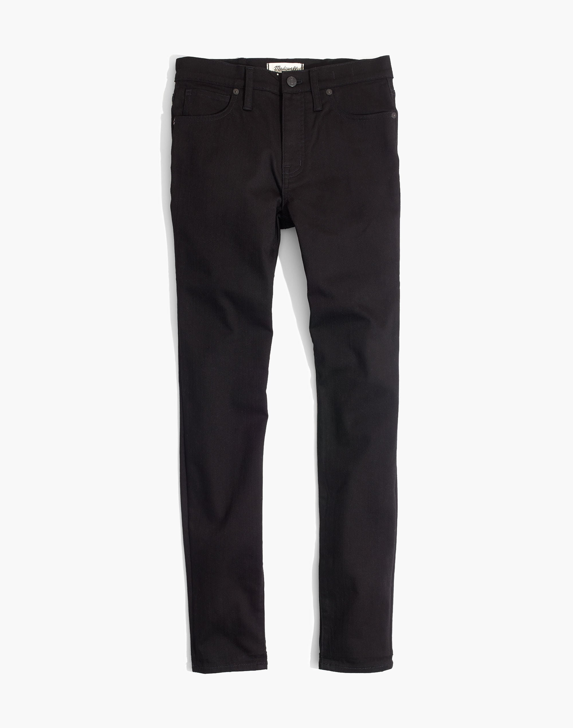 Tall 9" Mid-Rise Skinny Jeans ISKO Stay Black™ | Madewell