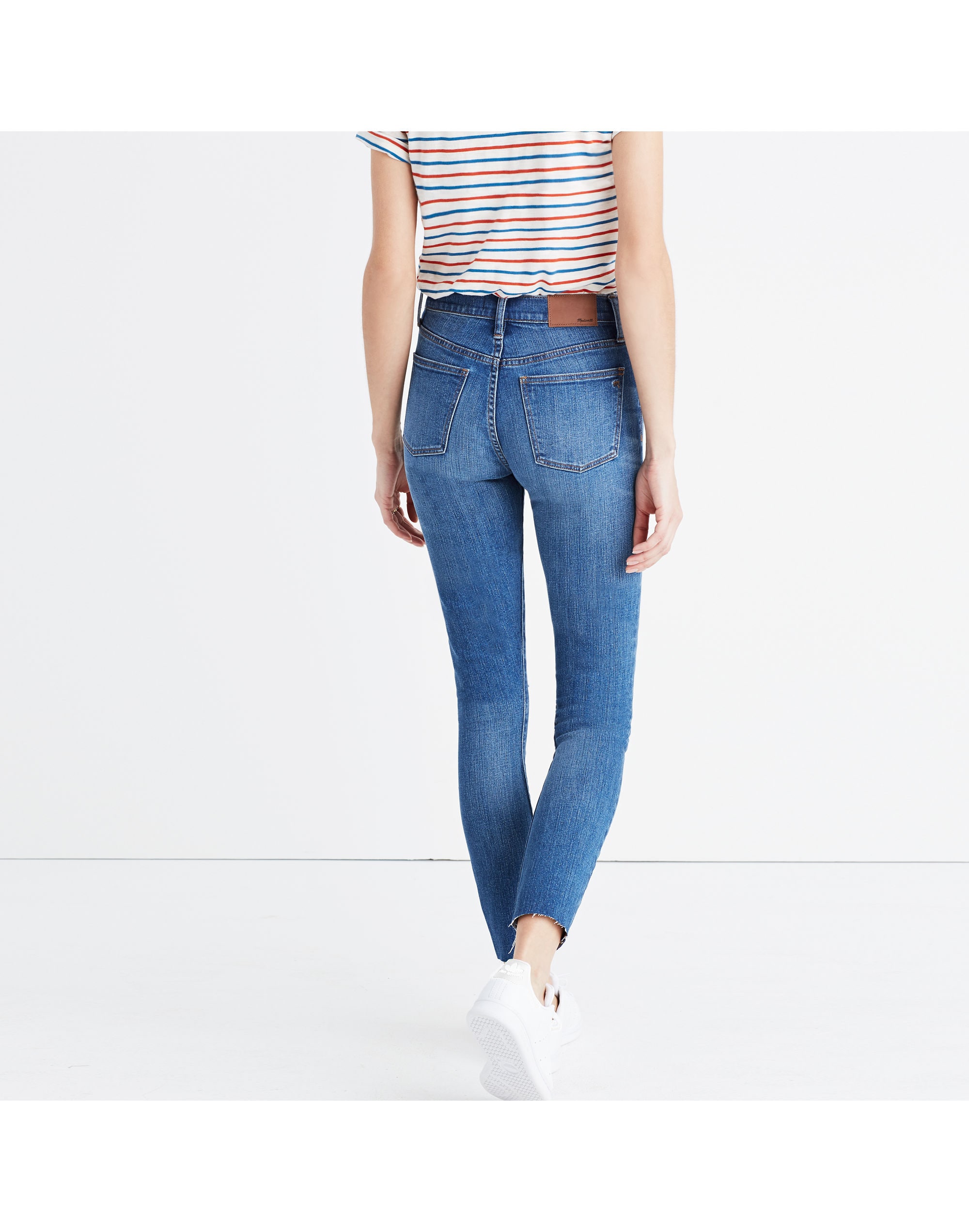 9" High-Rise Skinny Crop Jeans in Bruce Wash | Madewell