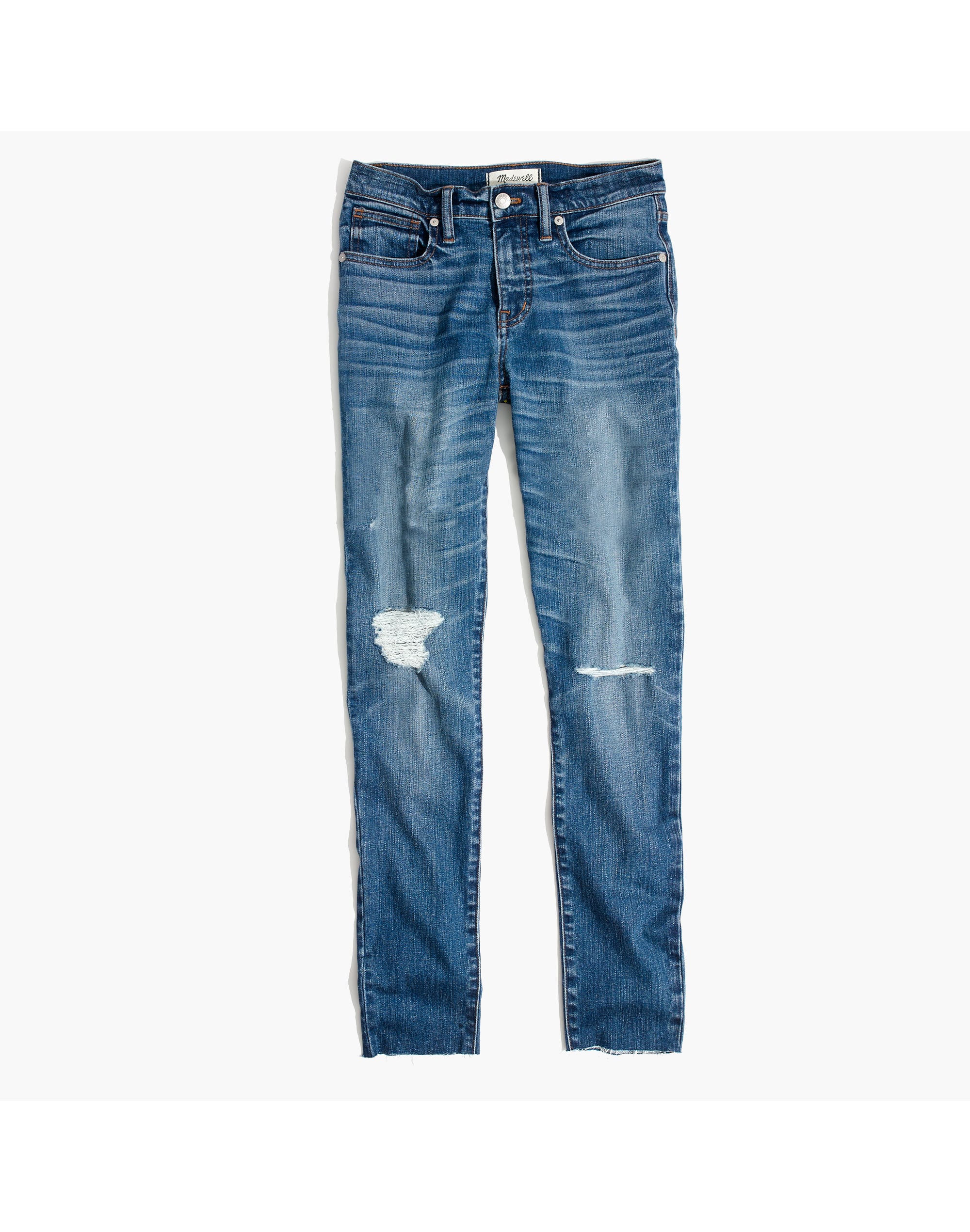 9" High-Rise Skinny Crop Jeans Bruce Wash | Madewell