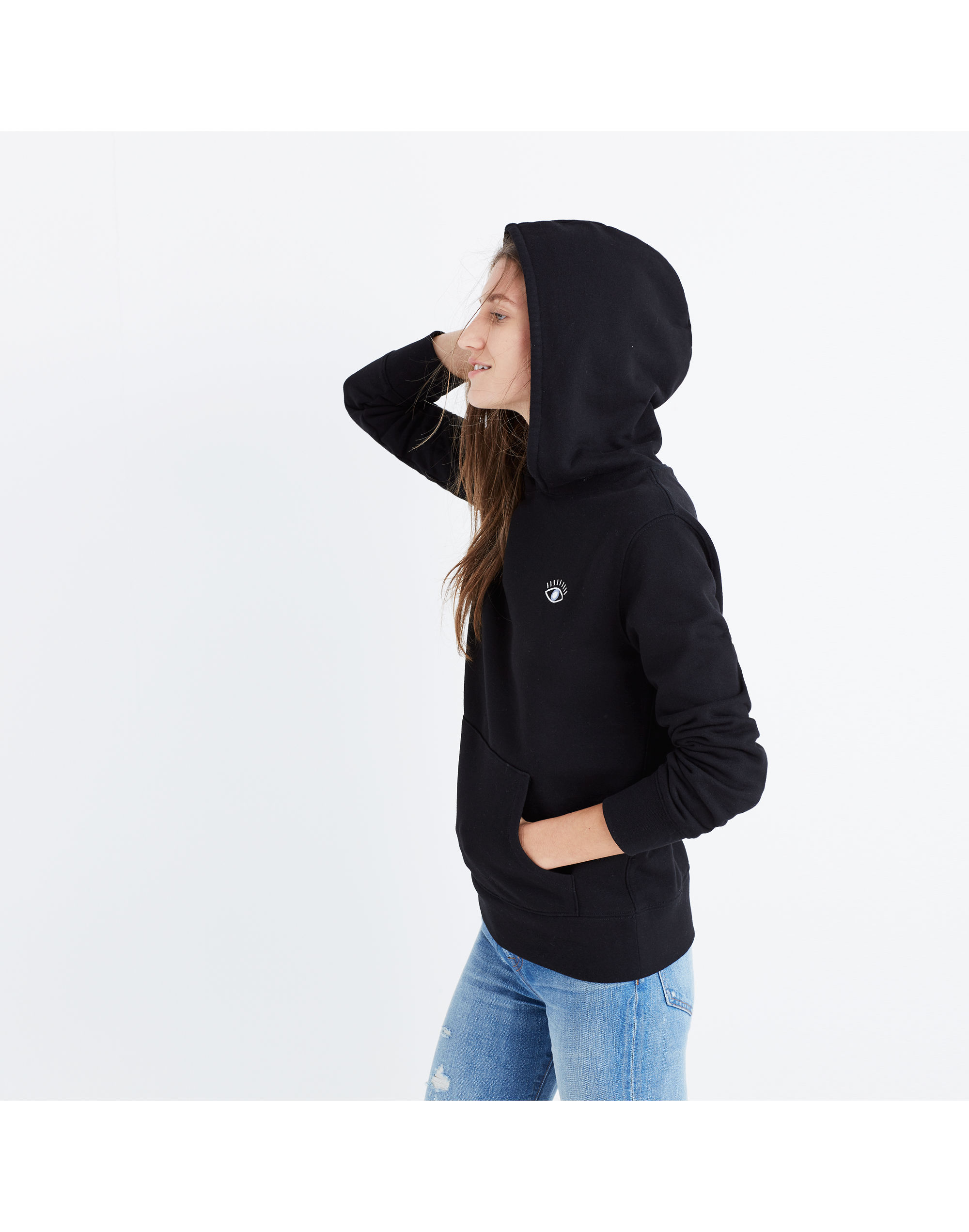 Embroidered Eye Hoodie Sweatshirt | Madewell