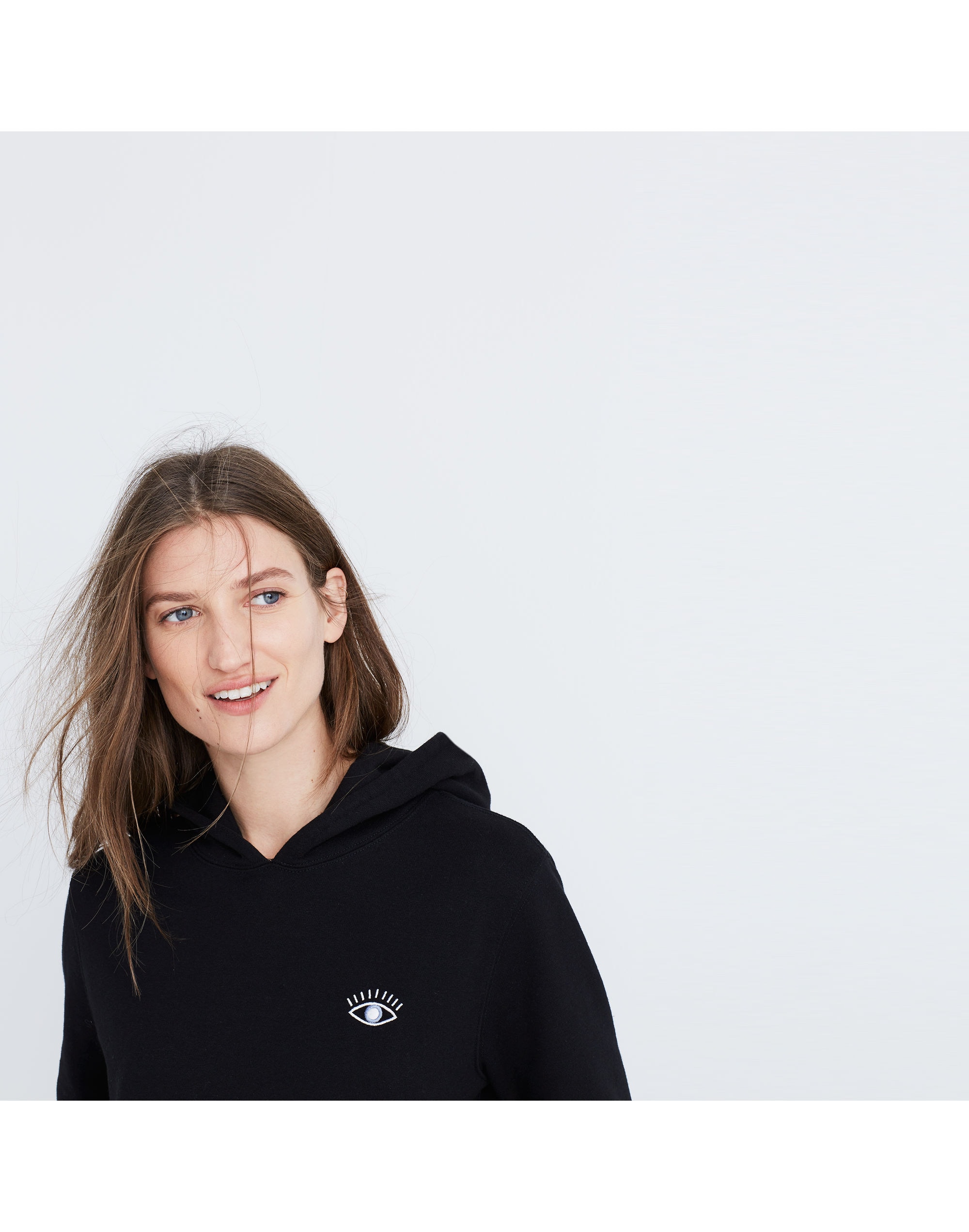 Embroidered Eye Hoodie Sweatshirt | Madewell