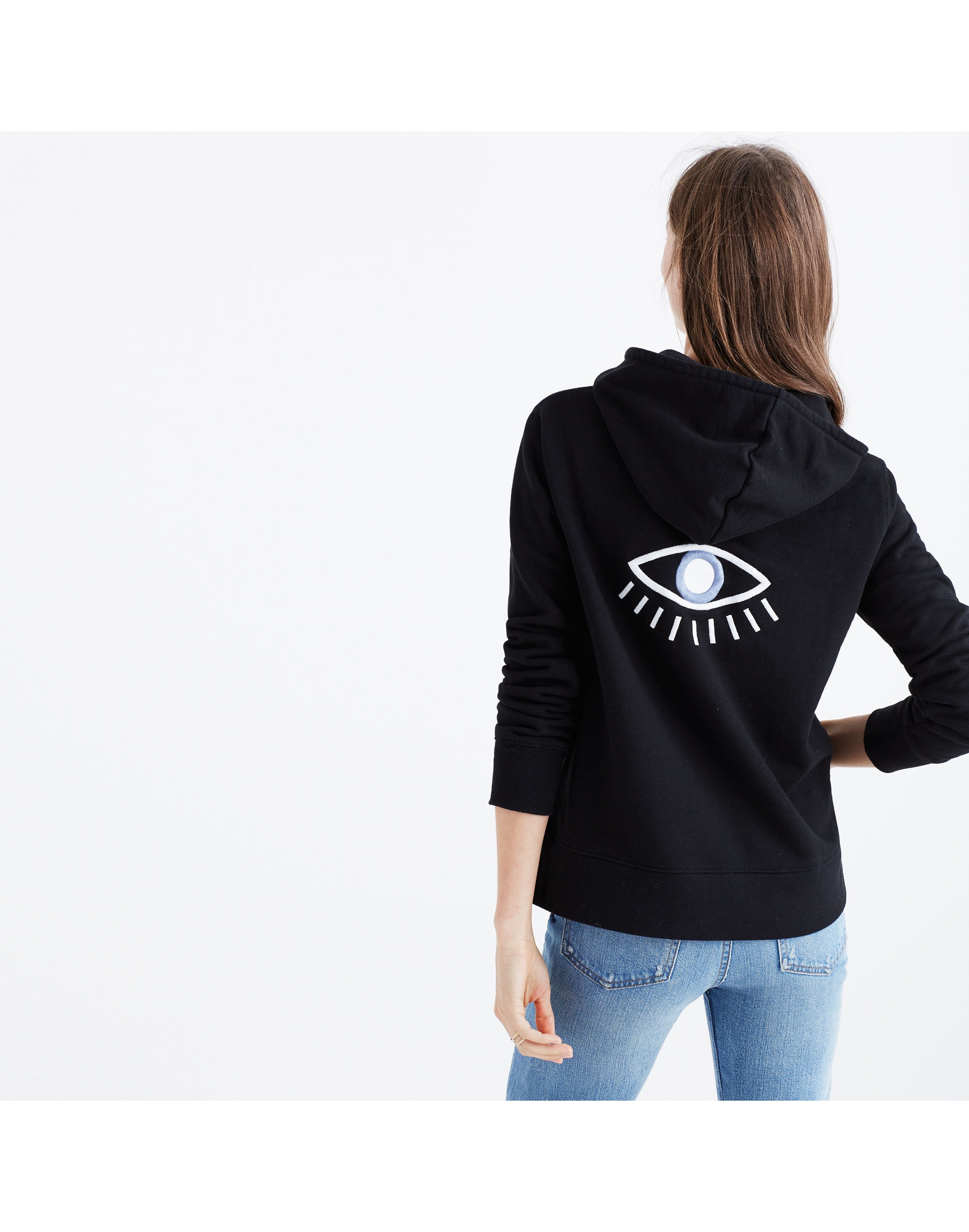 Embroidered Eye Hoodie Sweatshirt | Madewell