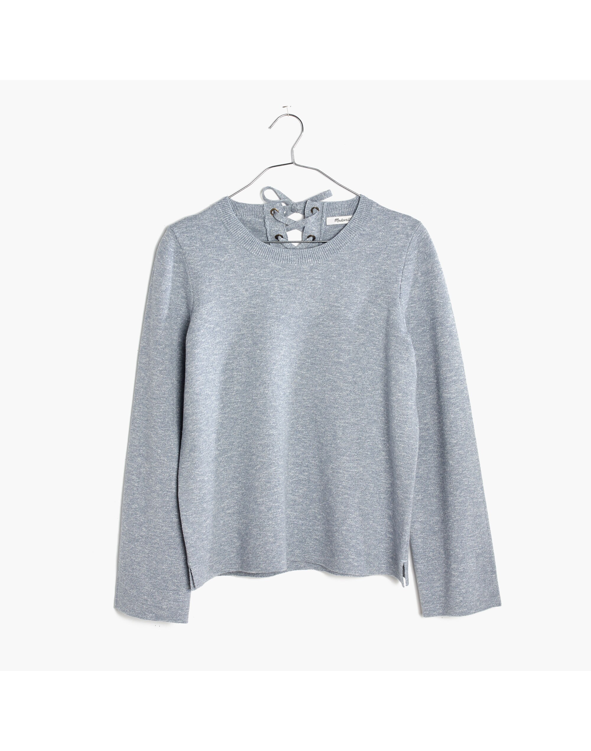 Laced-Back Pullover Sweater | Madewell