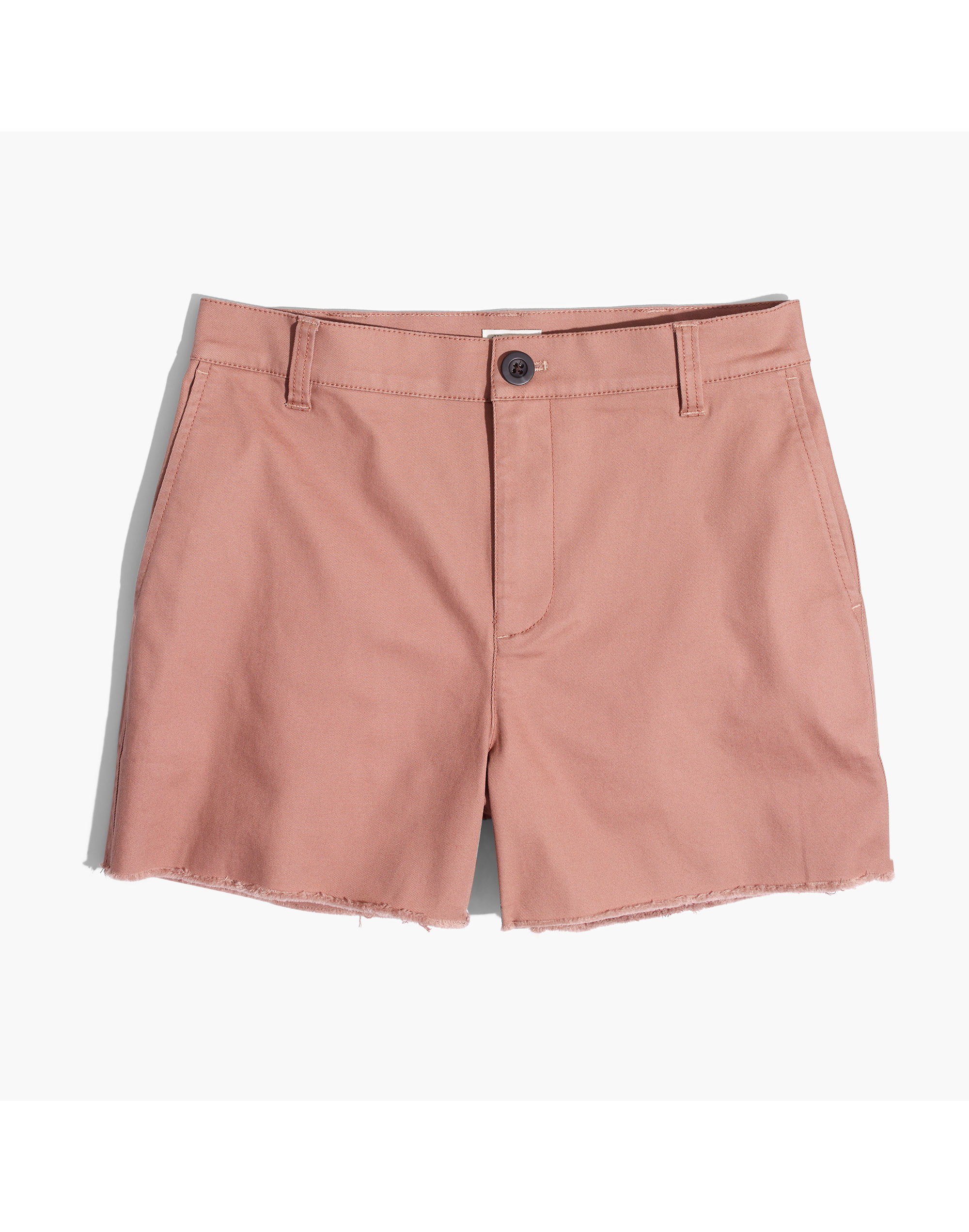 High-Rise Twill Shorts | Madewell