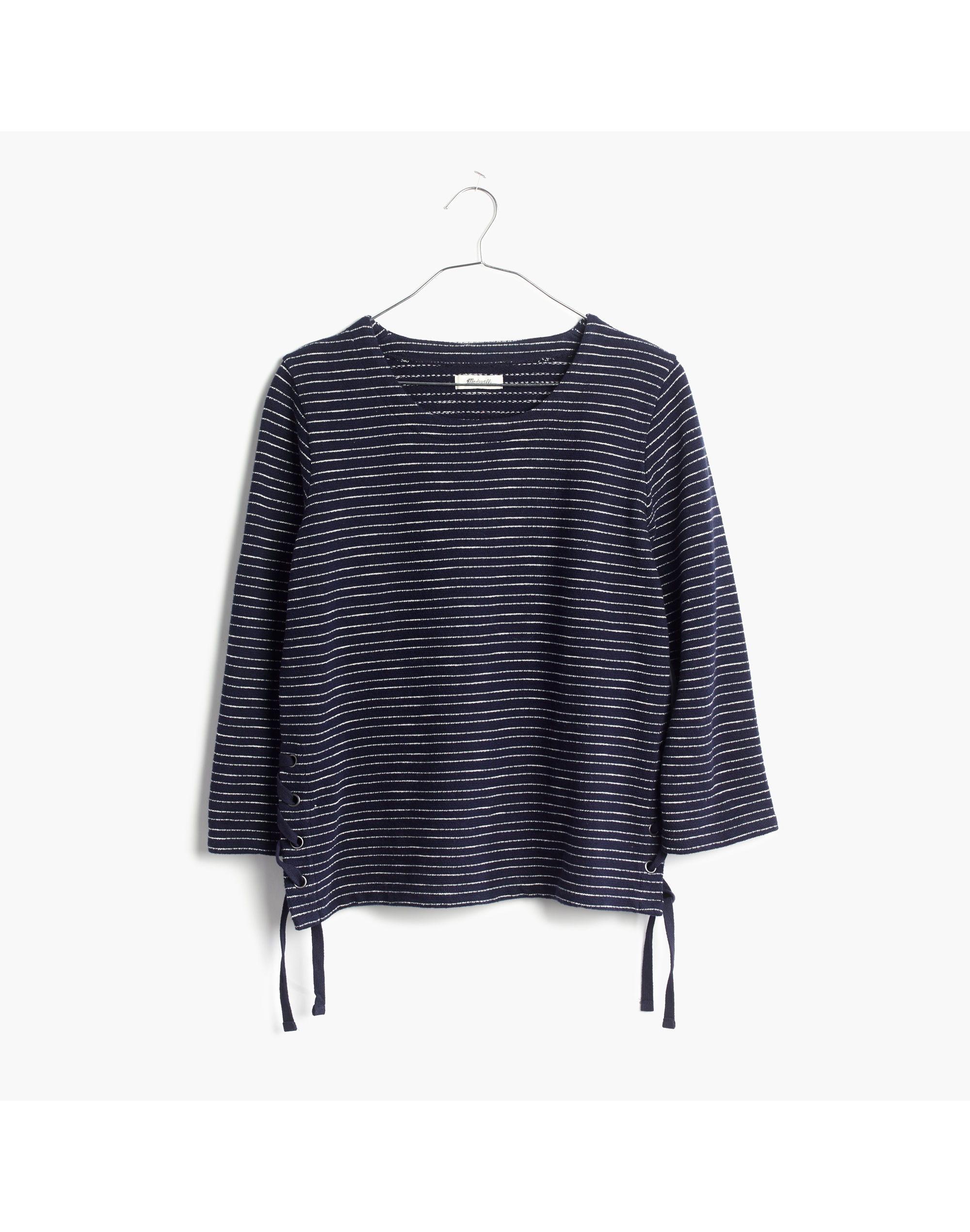 Striped Side-Lace Top | Madewell