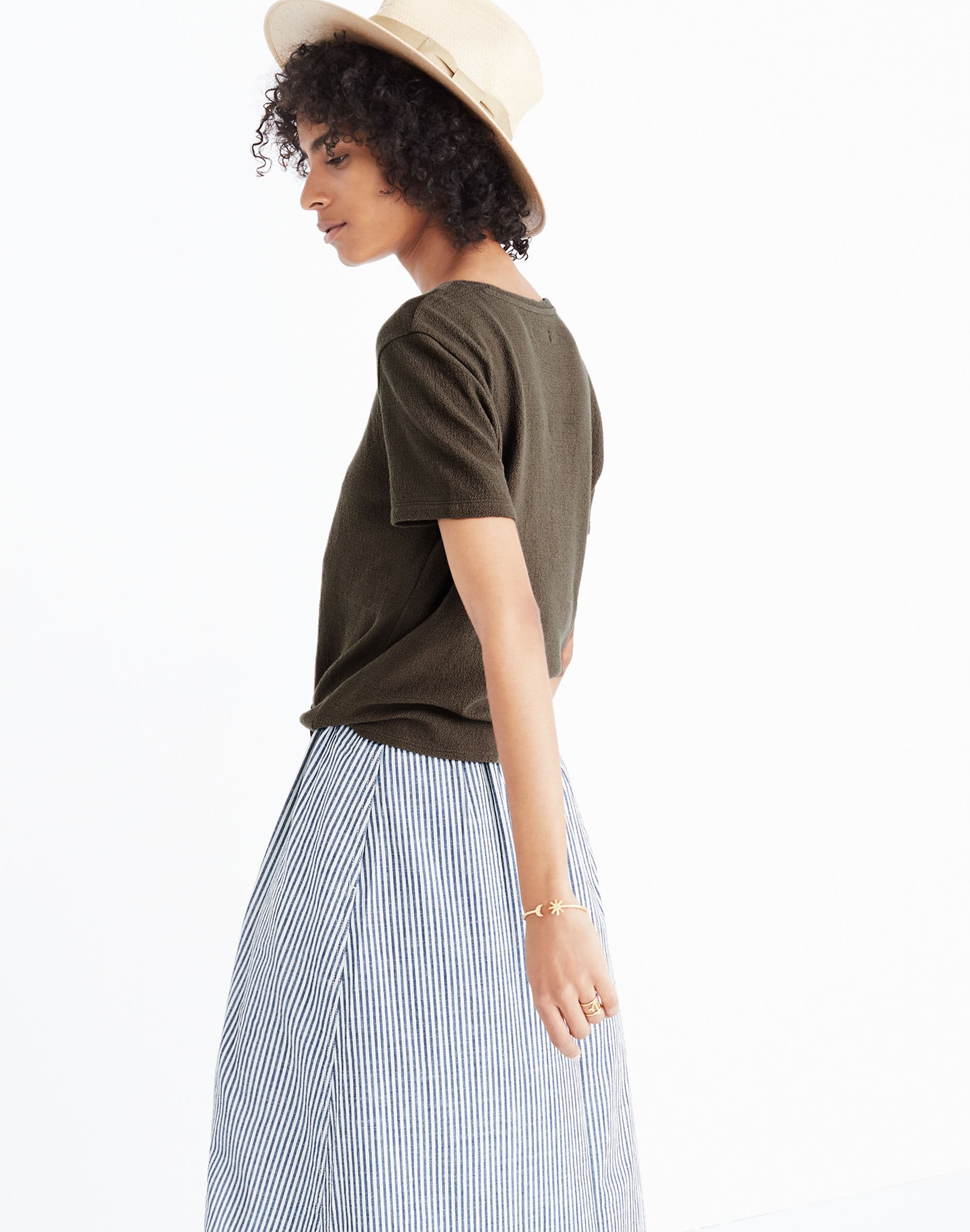 Texture & Thread Modern Tie-Front Top | Madewell