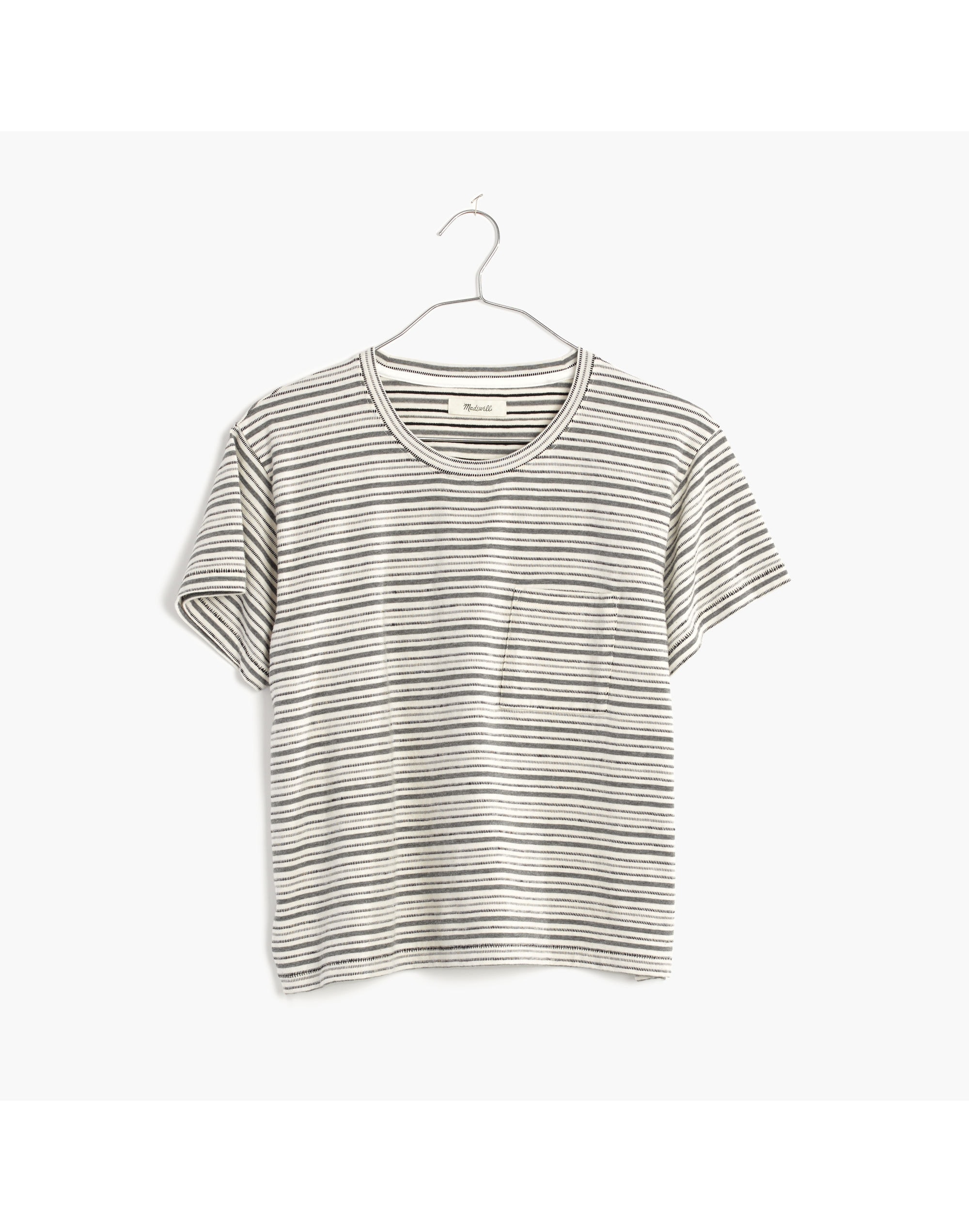 Texture-Stripe Tee | Madewell